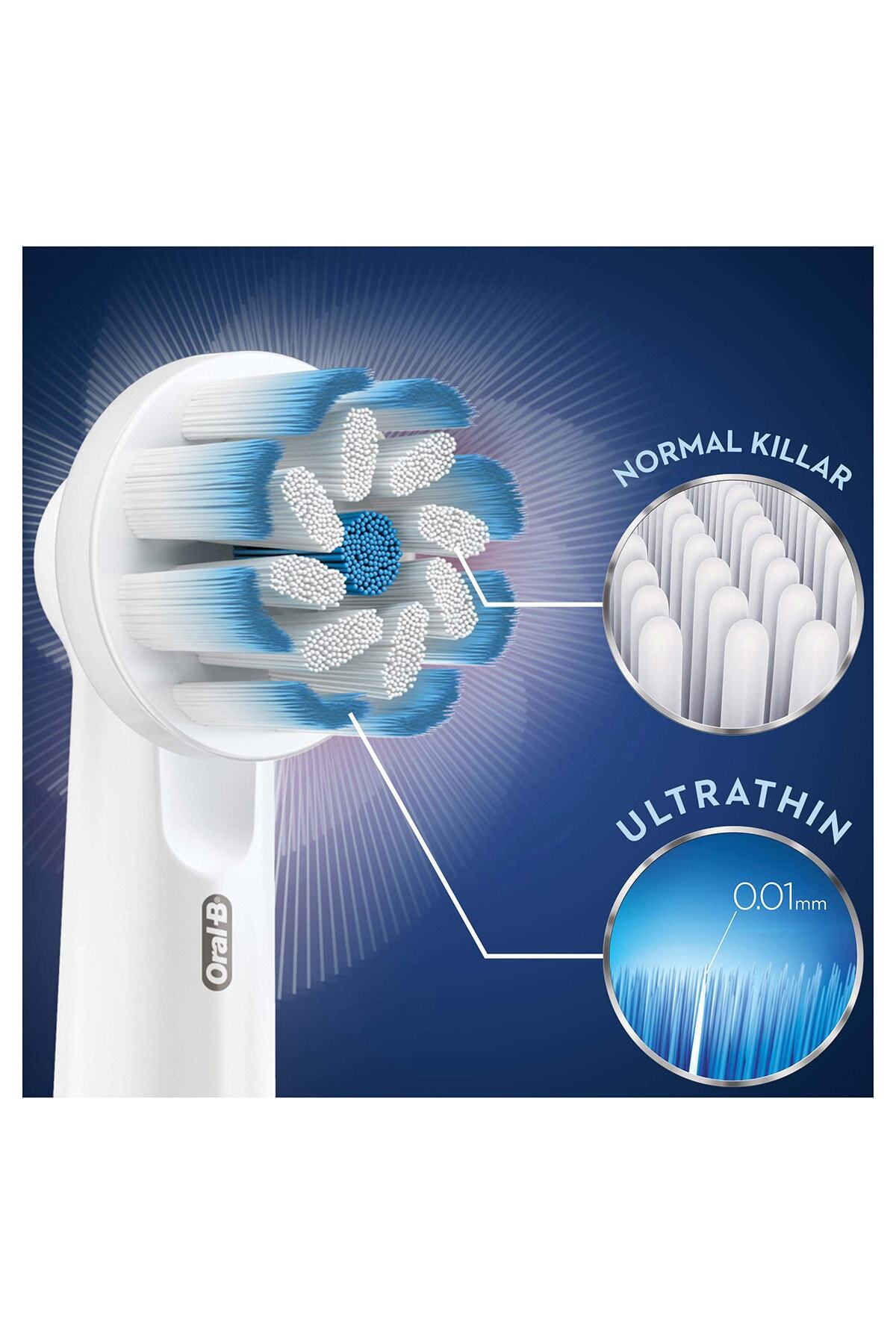 Oral-B مسواک برقی تعویضی نازک حساس چهار تایی