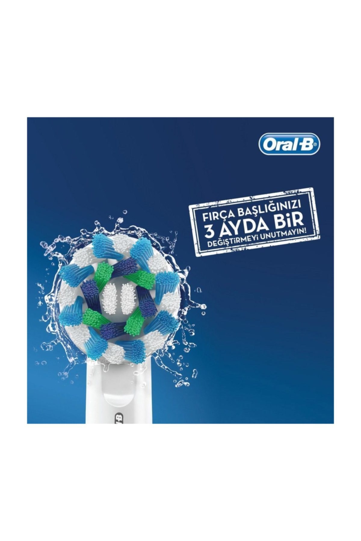 مسواک شارژی CROSS ACTION VITALITY + سر زاپاس 2 عدد اورجینال Oral-B