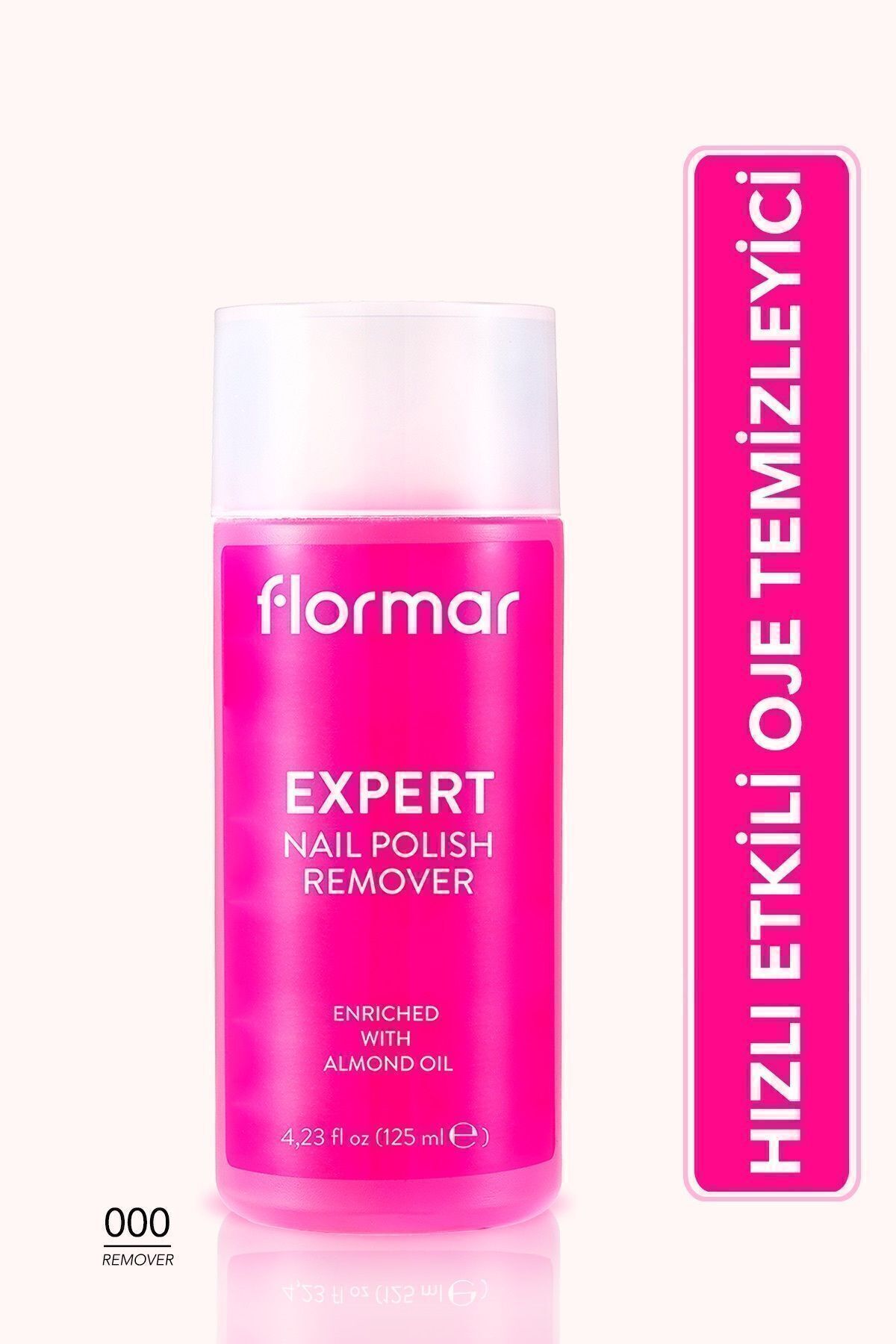 Flormar ریختنی ناخن حاوی روغن بادام از برداشتن رنگ ناخن 000
