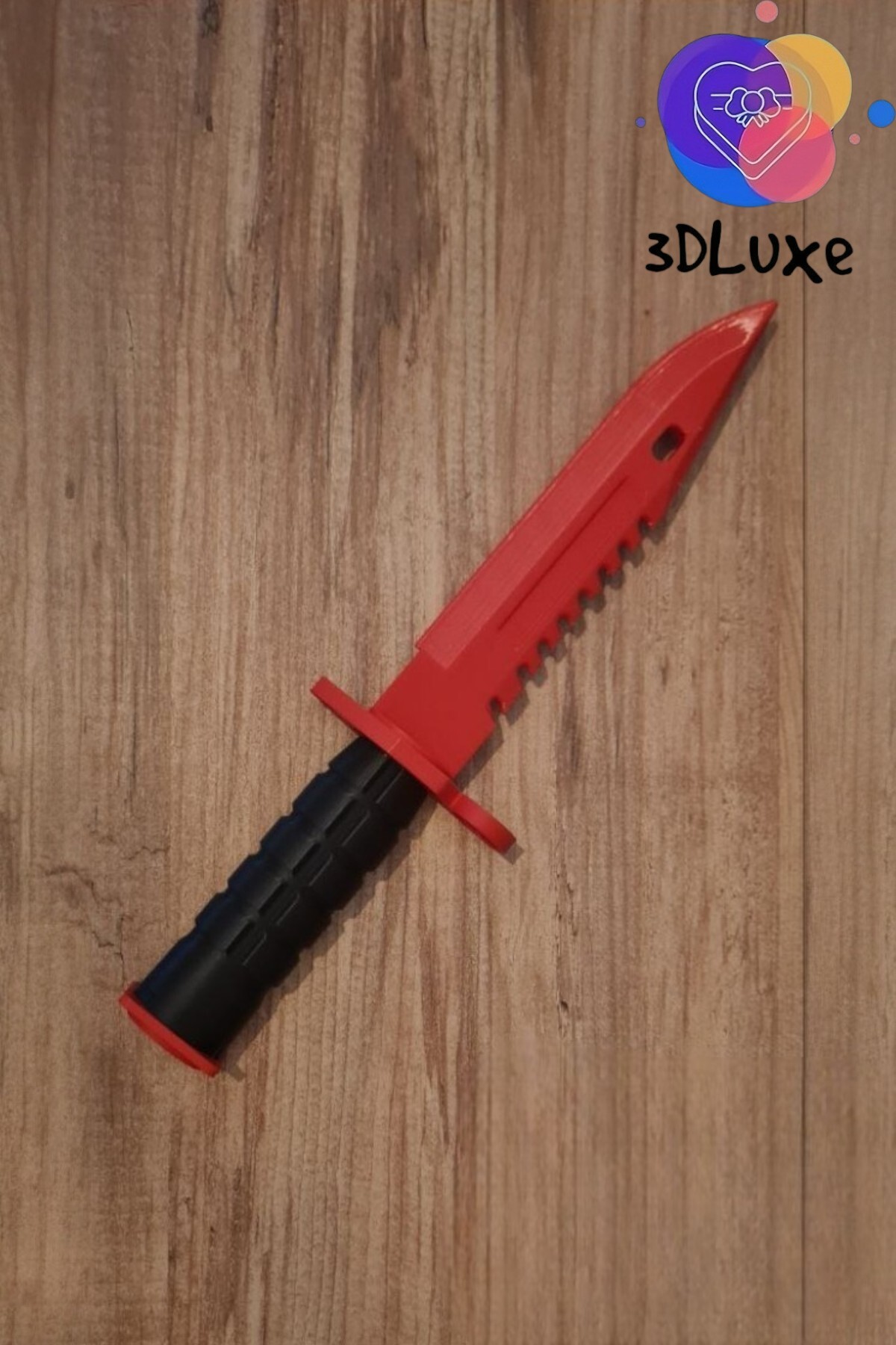 فیگور چاقوی CS: GO M9 BAYONET KNIFE RED اورجینال 3DLuxeDekor