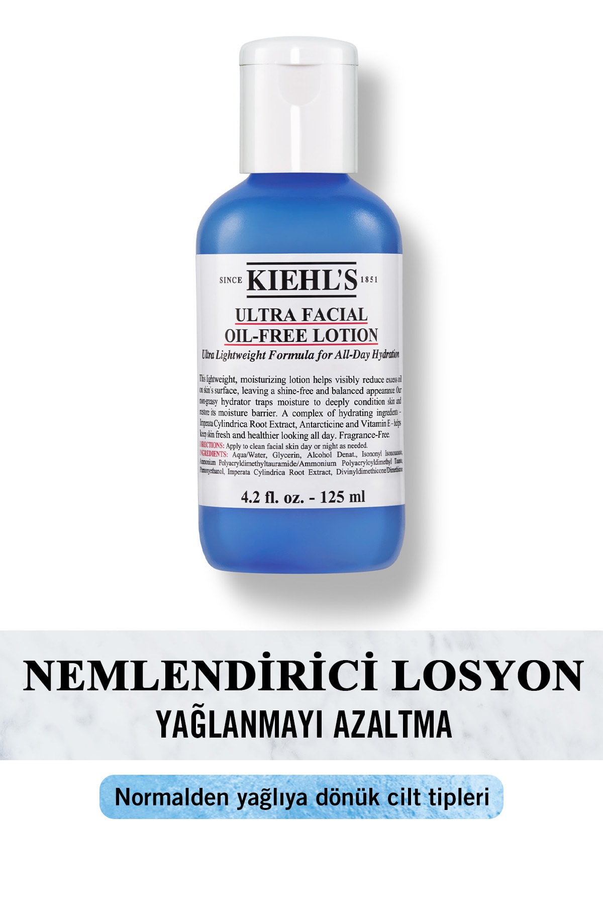 کرم صورت لوسیون مرطوب کننده فوق العاده بدون چربی برای پوست های چرب 125 میل Kiehl's