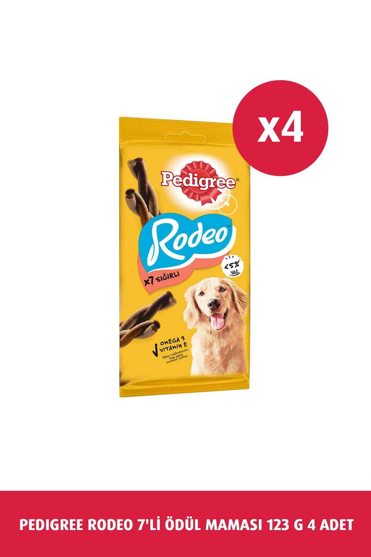 تشویقی سگ پدیگری Pedigree Rodeo، ۷ عددی، ۴×۱۲۳ گرم