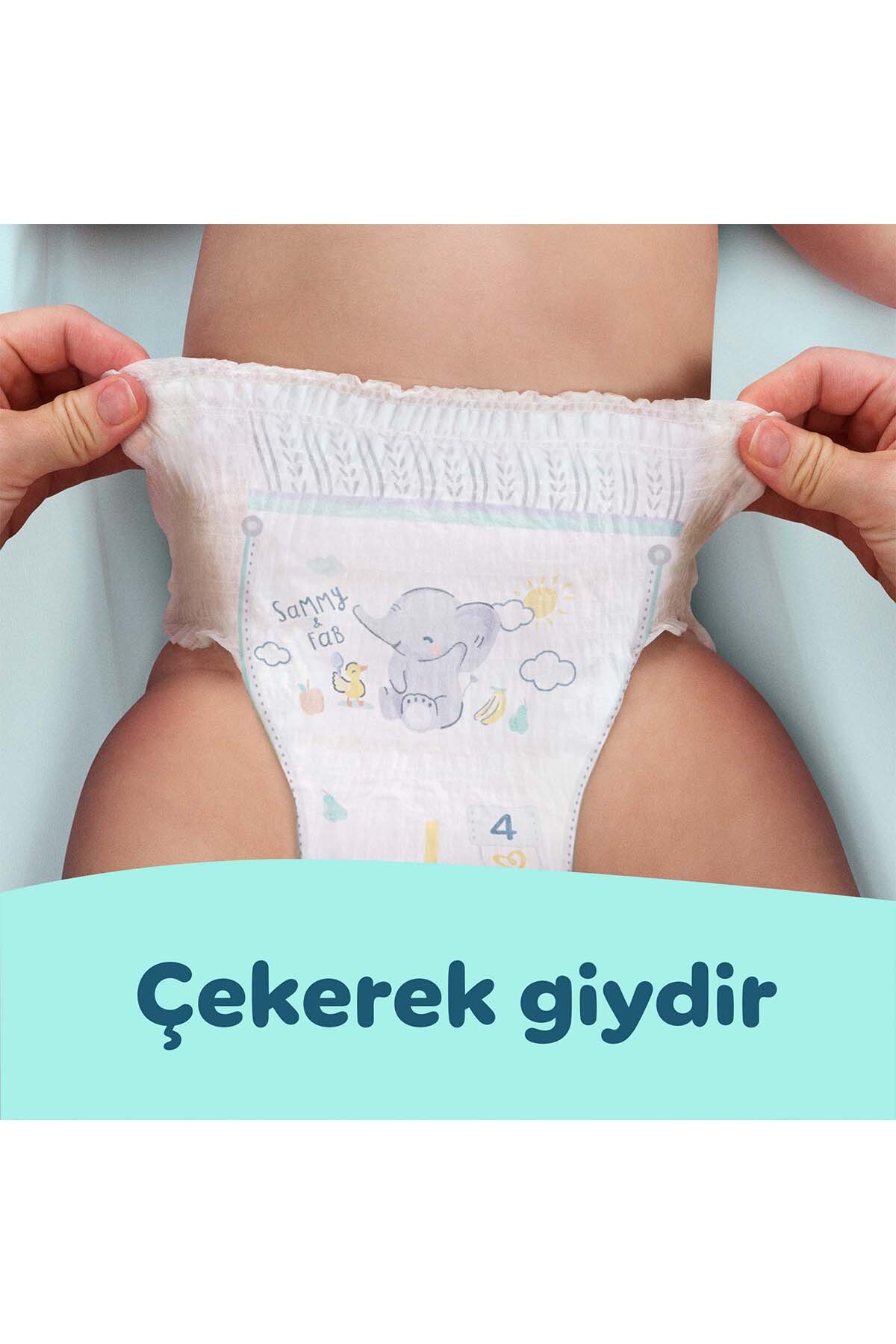 پوشک بچه شورتی CARE PREMIUM سایز 4 44 عددی اورجینال Prima