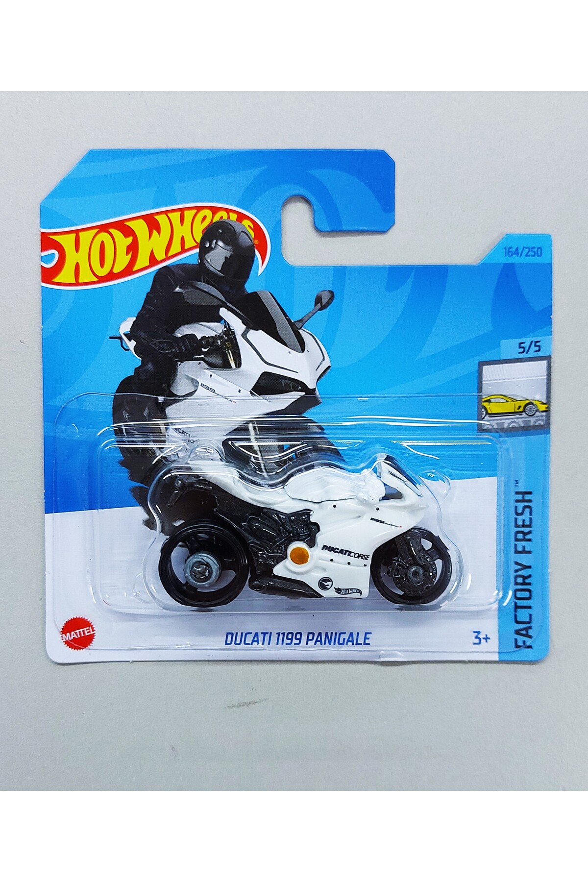ماشین اسباب بازی DUCATI 1199 PANIGALE TREASURE HUNT TH مدل موتور سیکلت هات ویلز اورجینال HOT WHEELS