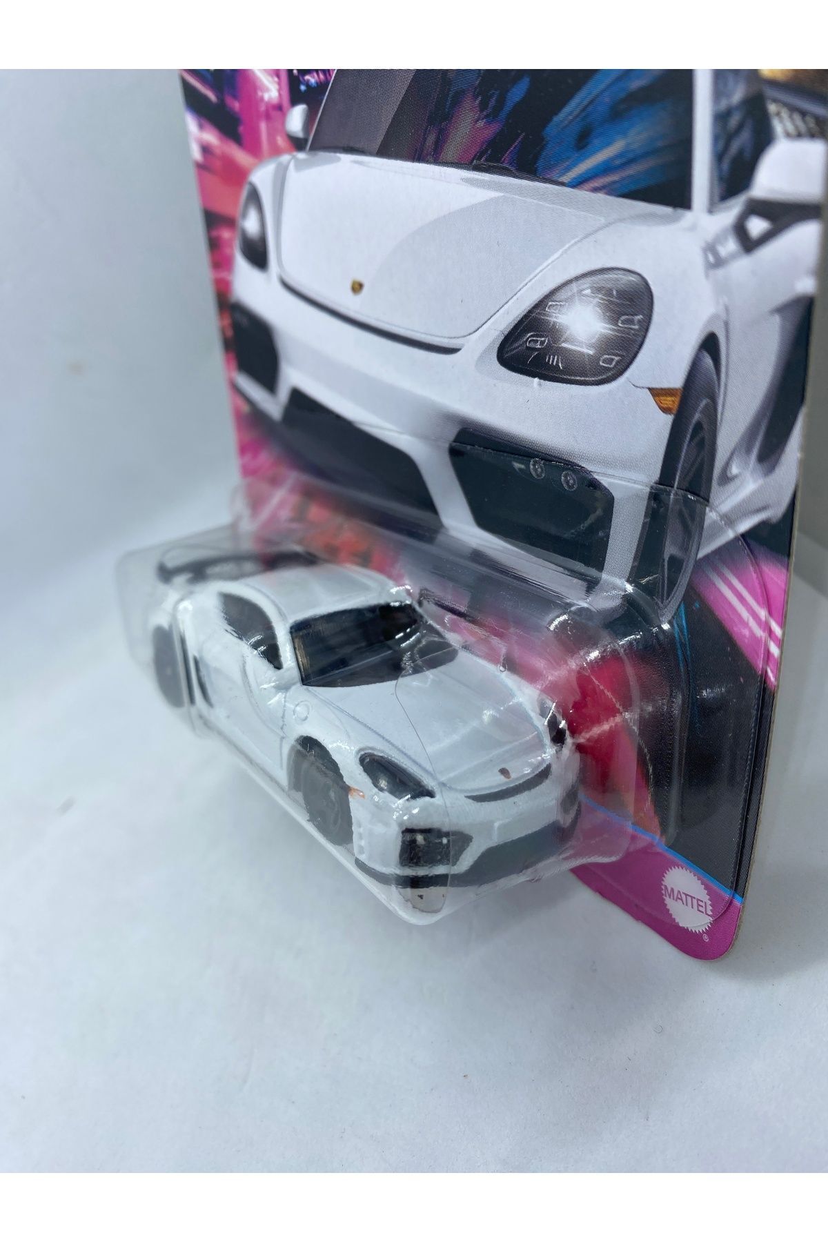 مدل خودرو پورشه 718 کیمن GT4 سفید زنانه سریع و خشمگین اورجینال HOT WHEELS