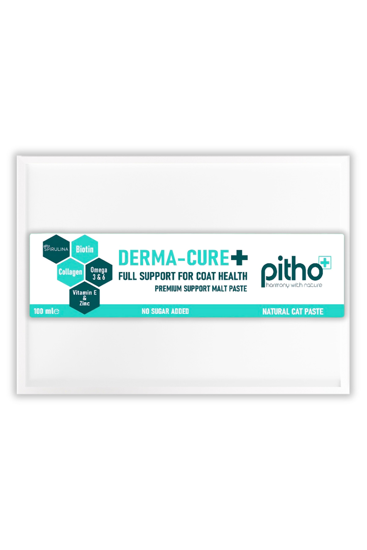 خمیر مالت مولتی‌ویتامین پیشرفته گربه پیتو Pitho Derma Cure، برای پوست و مو، ۱۰۰ میلی‌لیتر