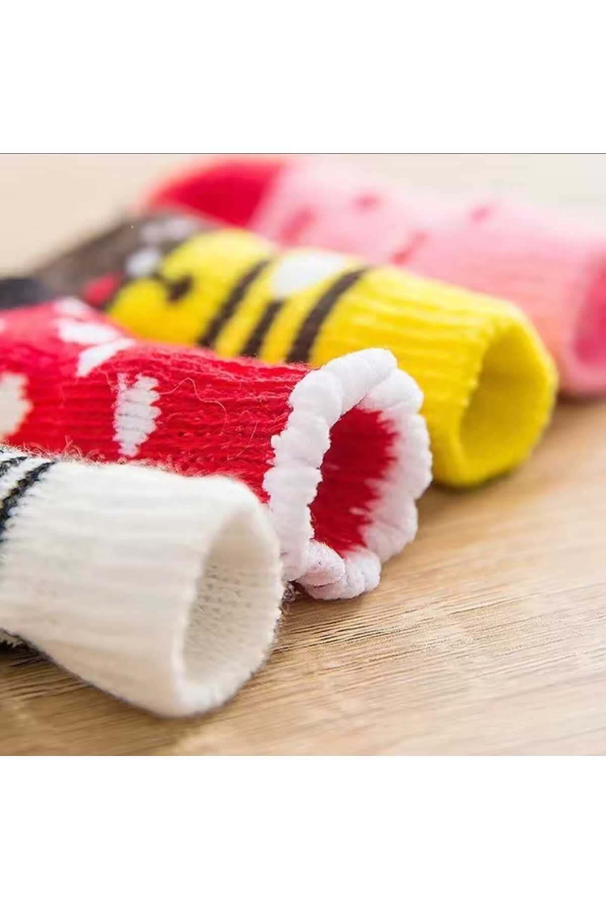 لباس سگ جوراب پنجه ناز گربه پا ضد لغزش بافتنی و حیوان خانگی اورجینال Mıncır Shop