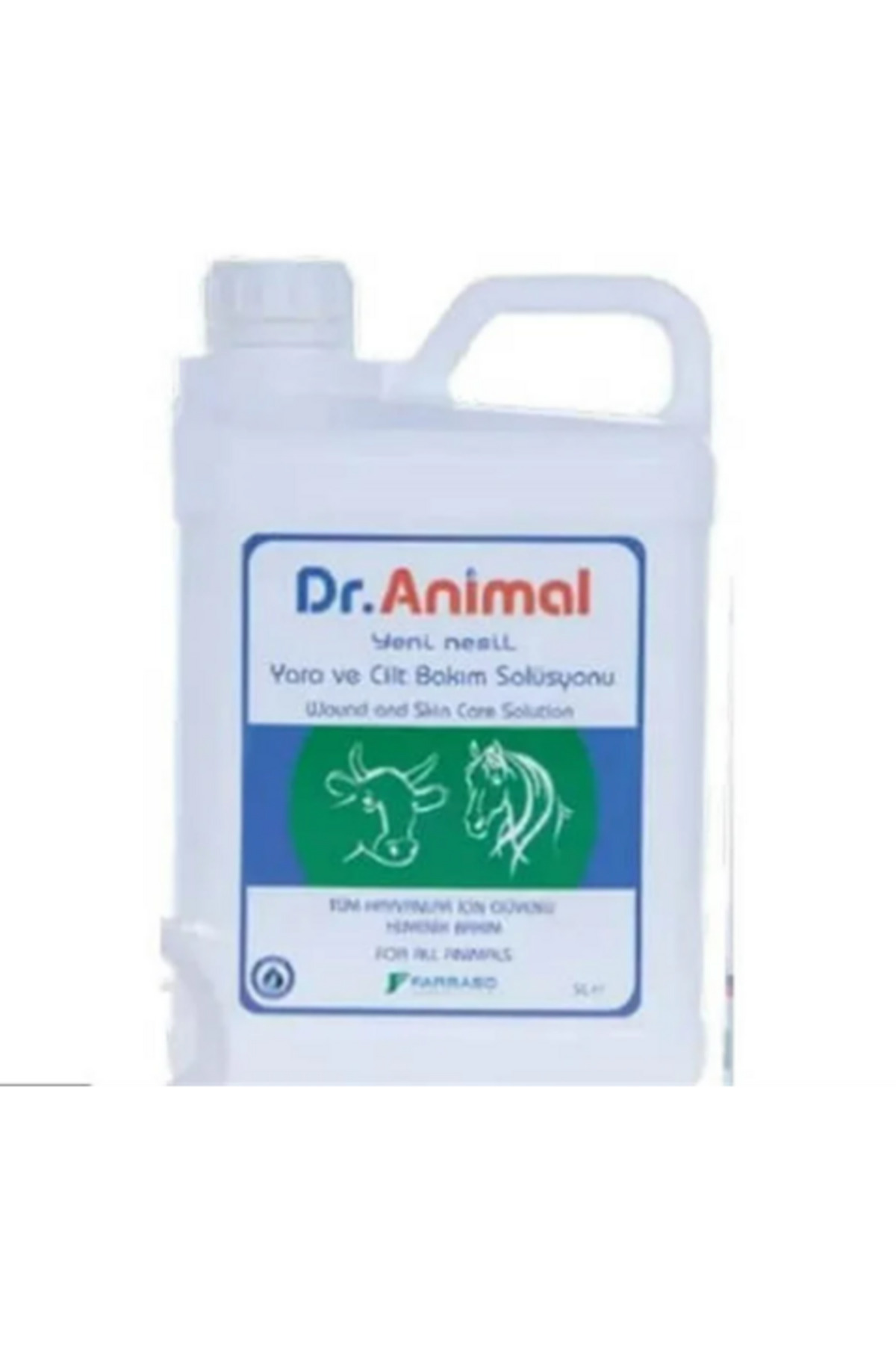 محلول ۵ لیتری زخم، پوست و ضدعفونی حیوانات خانگی وت VET، Dr. AnimaIsl بدون الکل