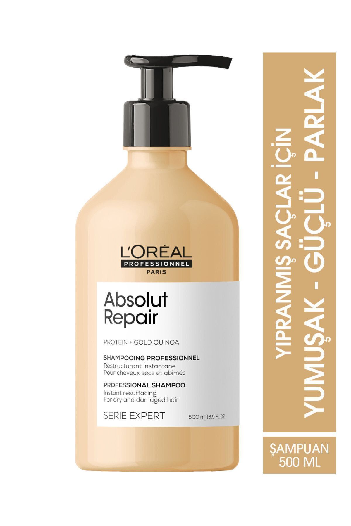 L'oreal Professionnel شامپو تعمیر کننده موی سری لورئال پروفشنال Absolut Repair 500 میلی لیتر x2