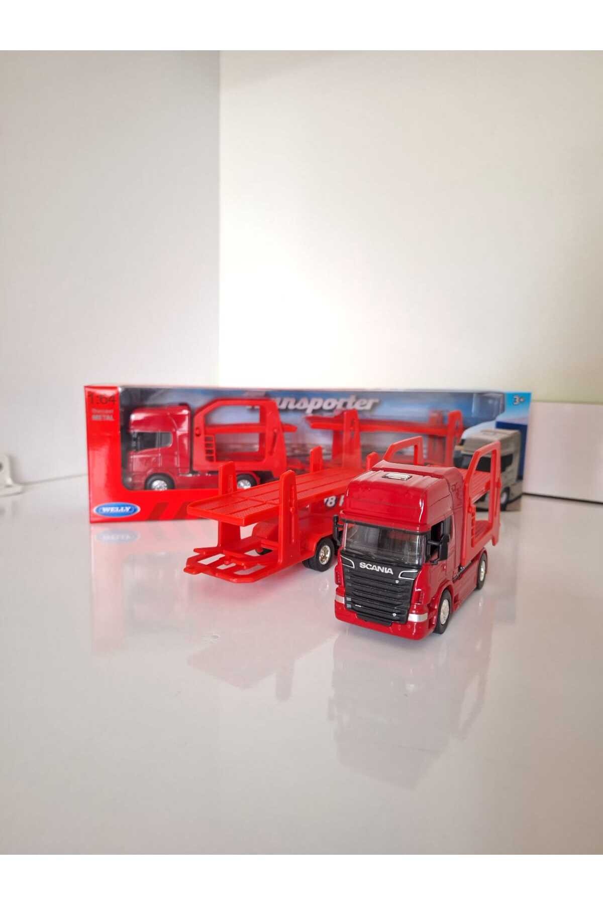 ماشین اسباب بازی کامیون حامل اسکنیا هات ویلز اورجینال HOT WHEELS