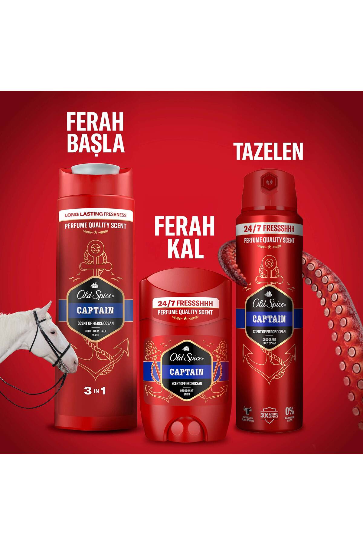 Old Spice ضد تعریق استیک کاپیتان 50 میلی لیتر