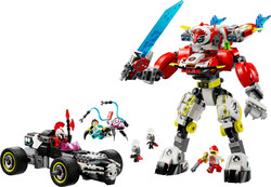 مجموعه ساختنی لگو LEGO دریم‌زز DREAMZzz مدل 71497، ربات ببر و خودروی هات‌راد، ۱۰۰۶ قطعه، حداقل ۹ سال