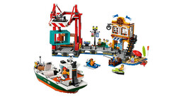 مجموعه ساختنی بندر با کشتی باری لگو LEGO سیتی City مدل 60422، ۱۲۲۶ قطعه