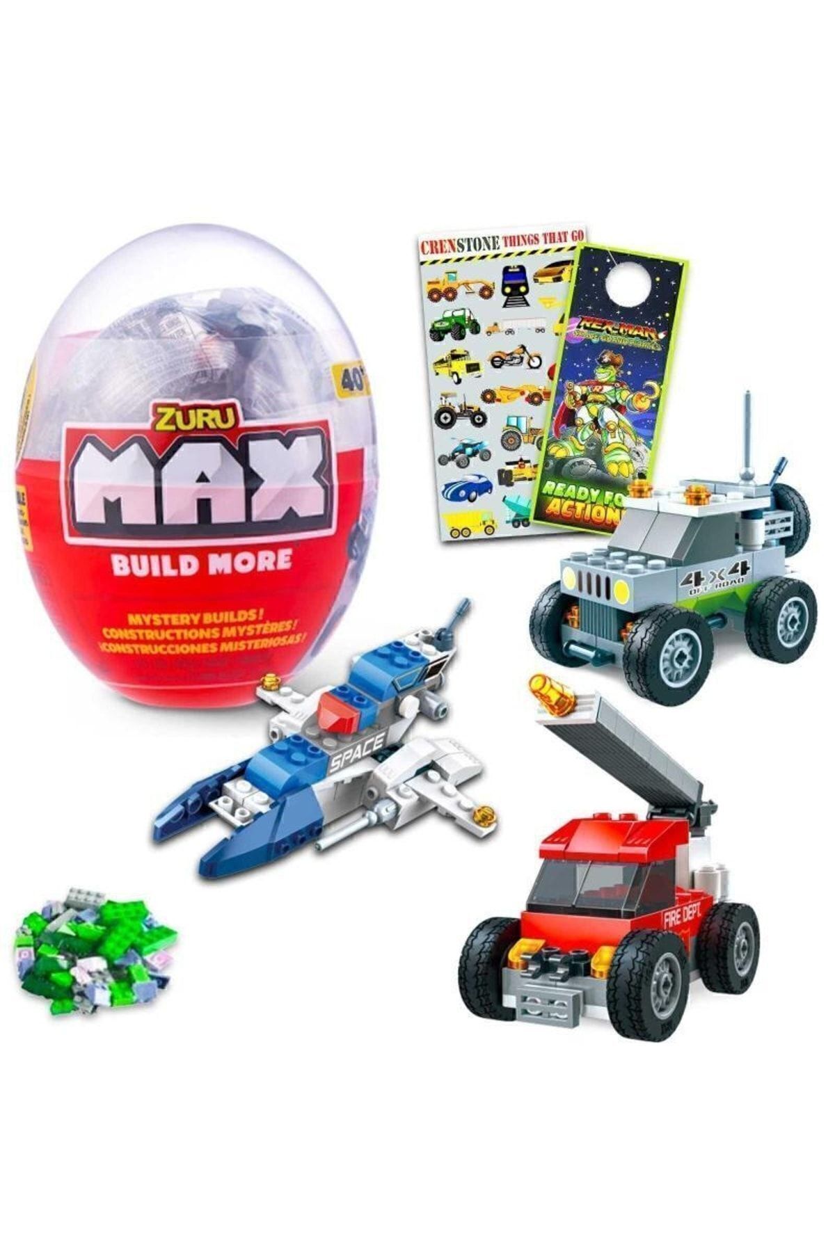 لگو و اسباب بازی های ساخت محور MAX BUILD MORE MYSTERY EGGS TOY BUILDING BUNDLE WITH EGG CONSTRUCTION از ترکیه Zuru