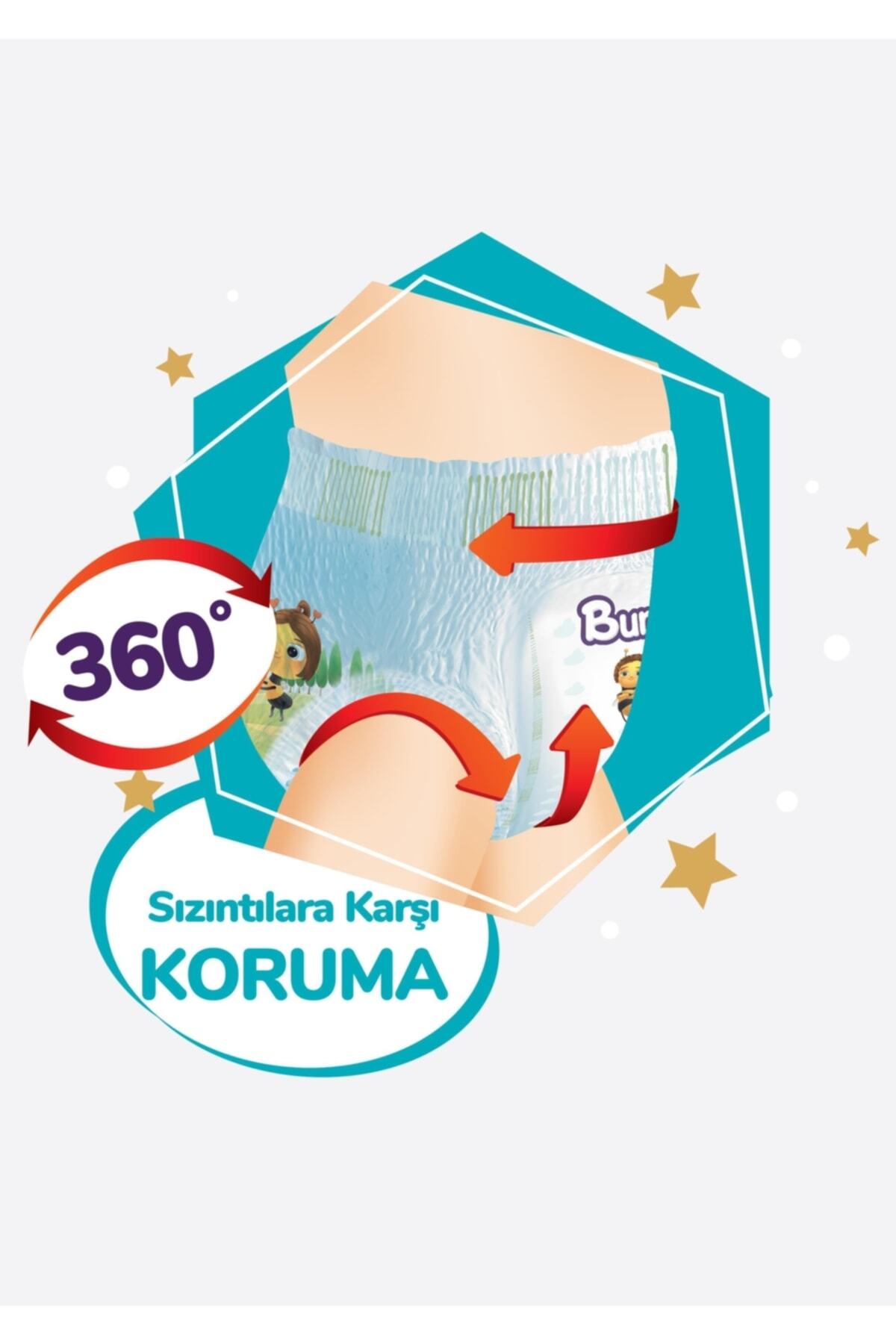 پوشک بچه شلوارک سایز 7 XXLARGE 24 پارچه | 19 کیلوگرم اورجینال Bumble