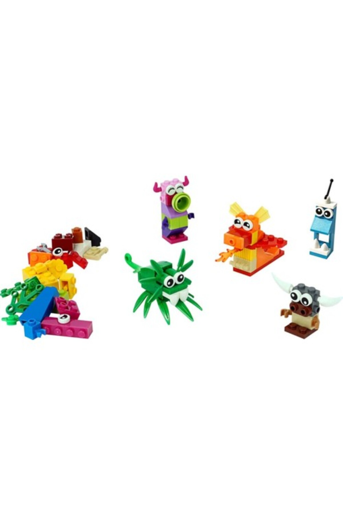 لگو و اسباب بازی های ساخت محور کلاسیک CREATIVE MONSTERS 11017 اورجینال LEGO