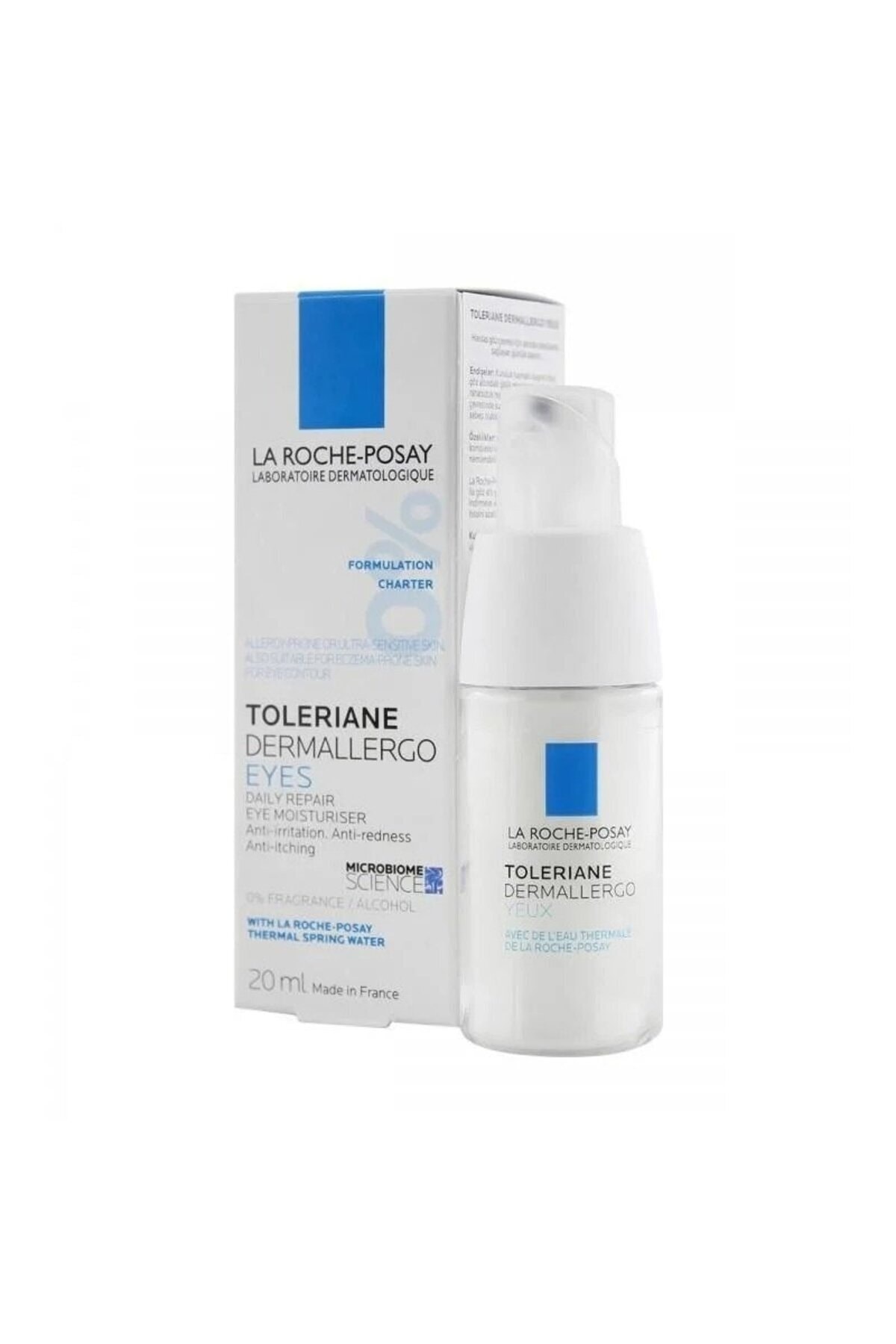 La Roche Posay کرم چشم‌ ضد حساسیت و خشکی تولریان دیرمالرگو 20 میلی‌لیتر