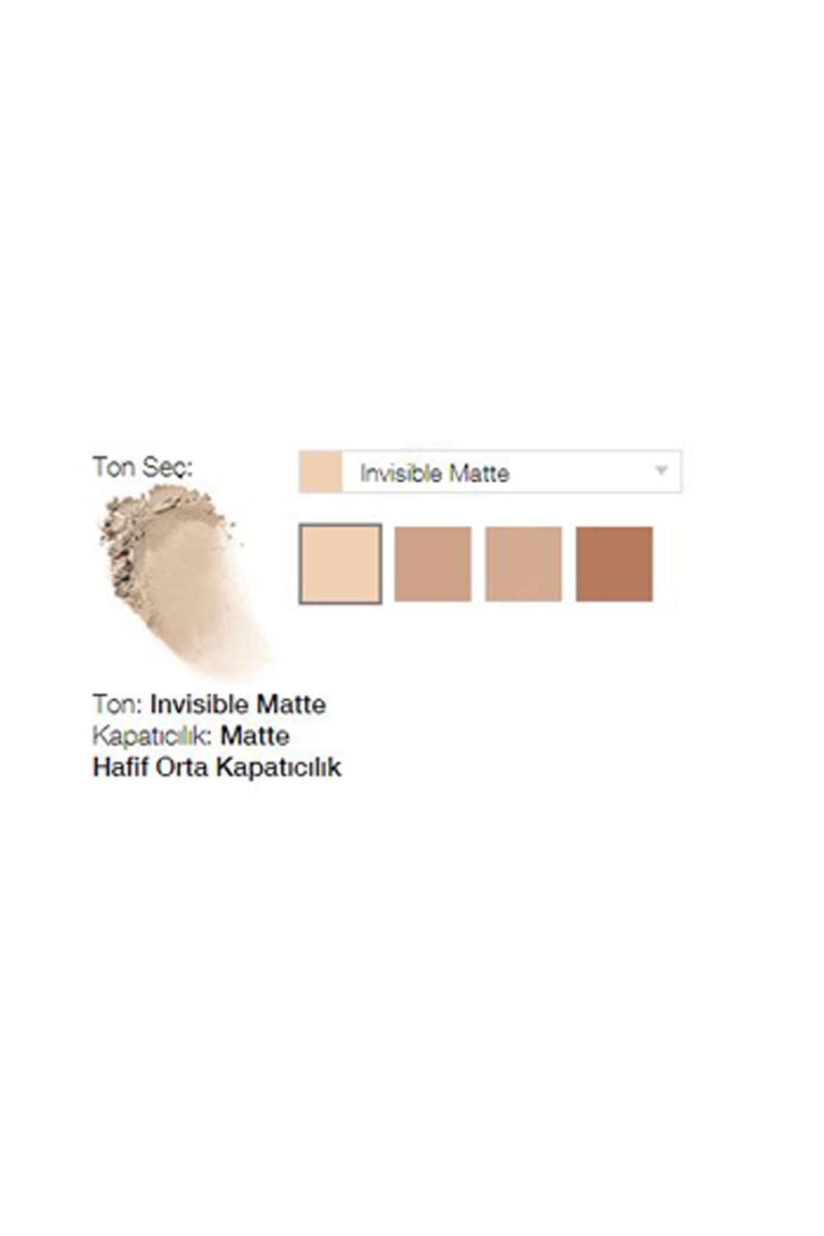 کرم پودر , STAY MATTE, POWDER FOUNDATION, INVISIBLE, 7.6GM . Clinique