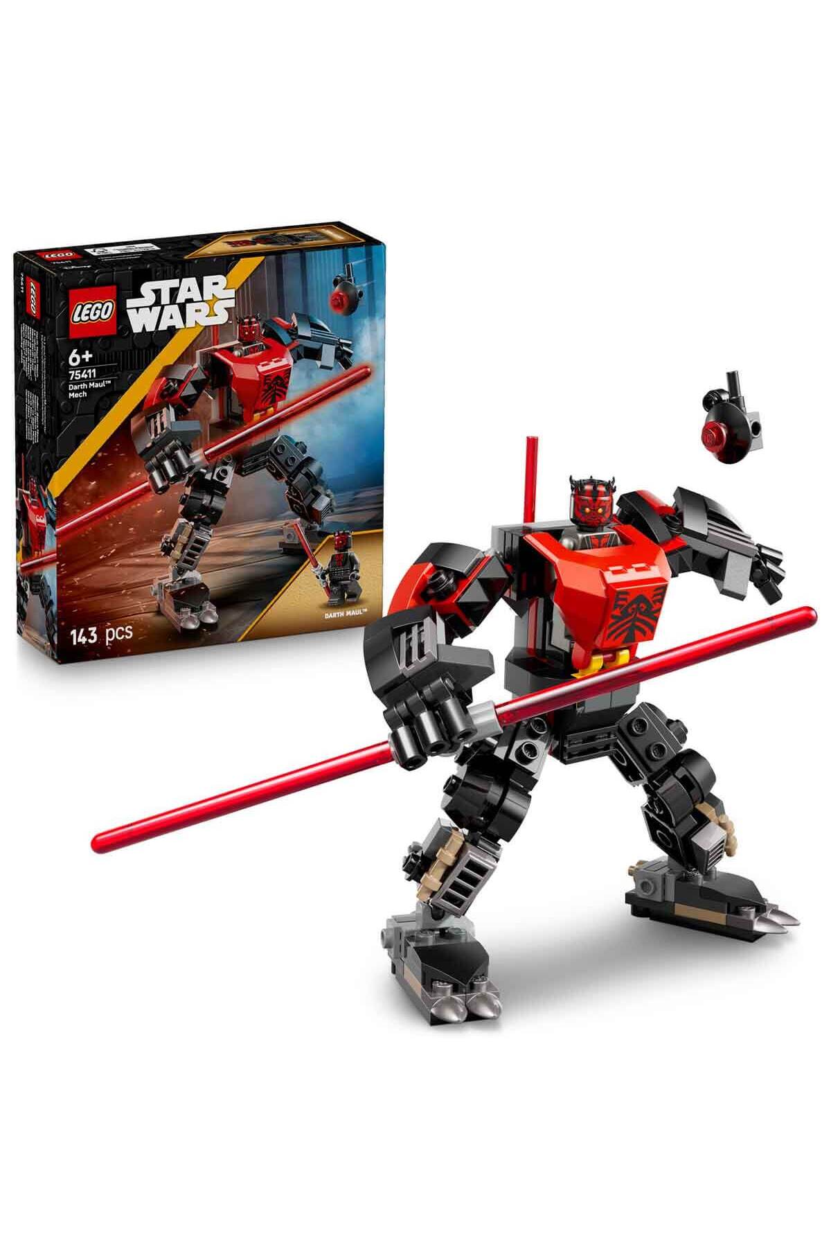 لگو و اسباب بازی های ساخت محور STAR WARS: THE CLONE WARS DARTH MAUL ROBOT 75411 برای کودکان 6 سال به بالا اورجینال LEGO
