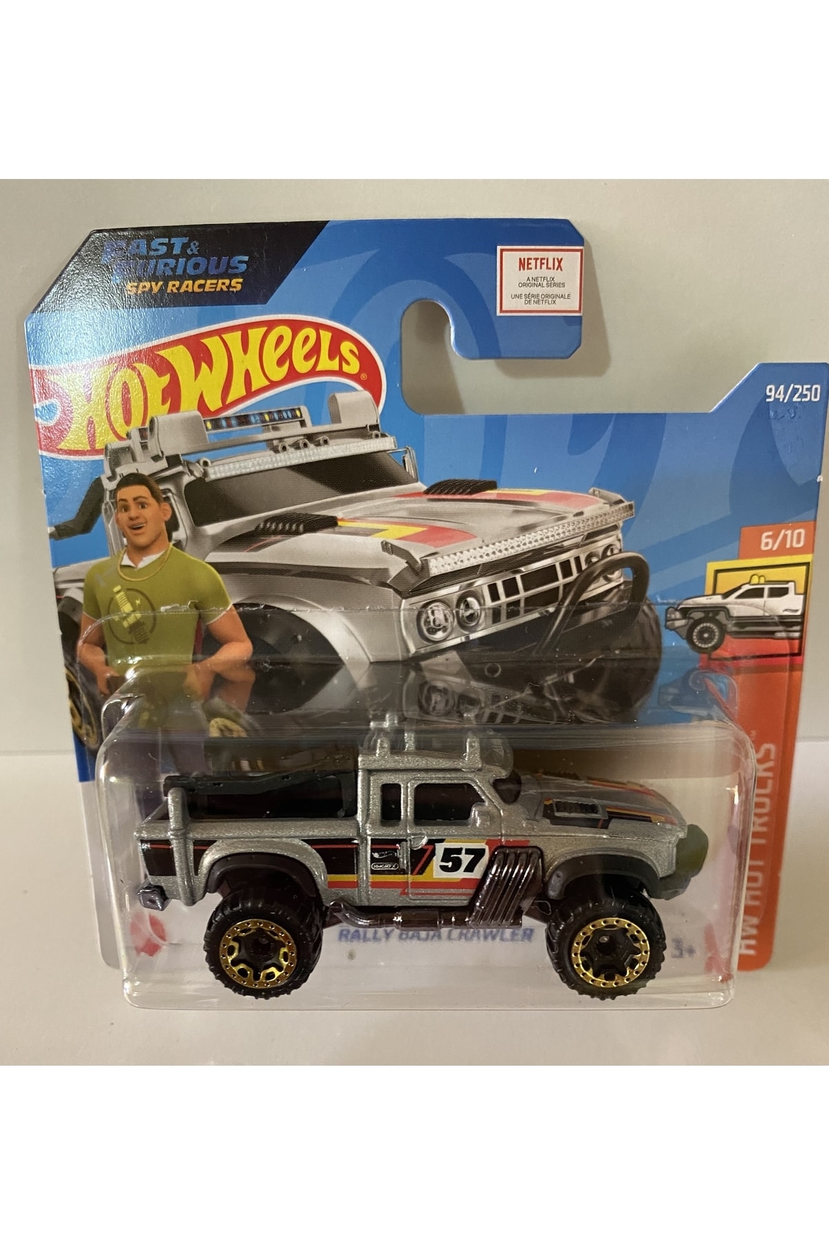 ماشین اسباب بازی رالی باجا خزنده هات ویلز اورجینال HOT WHEELS