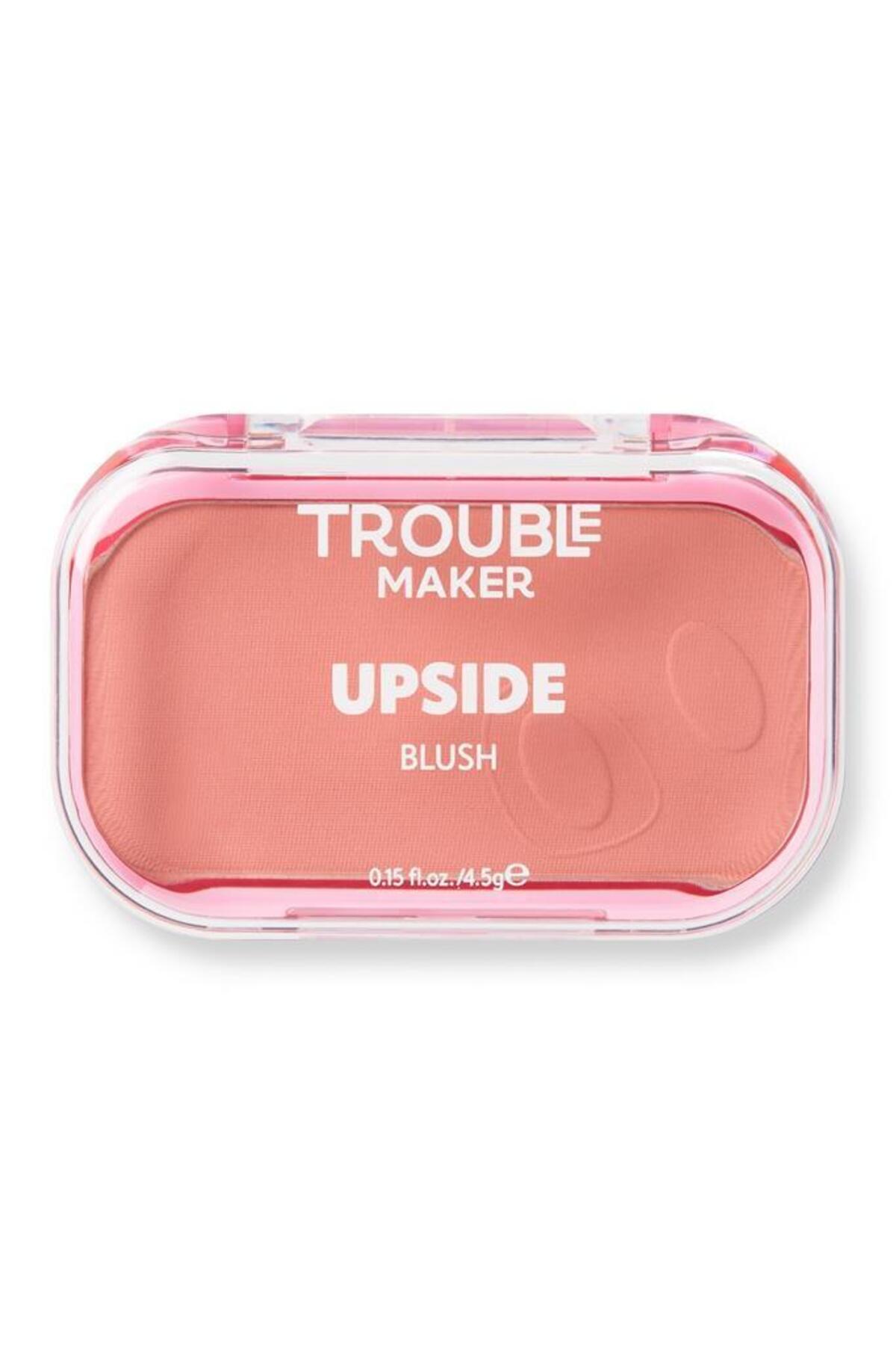 رژگونه پودری صورتی تروبل‌میکر Troublemaker Upside، رنگ Glass Half Full
