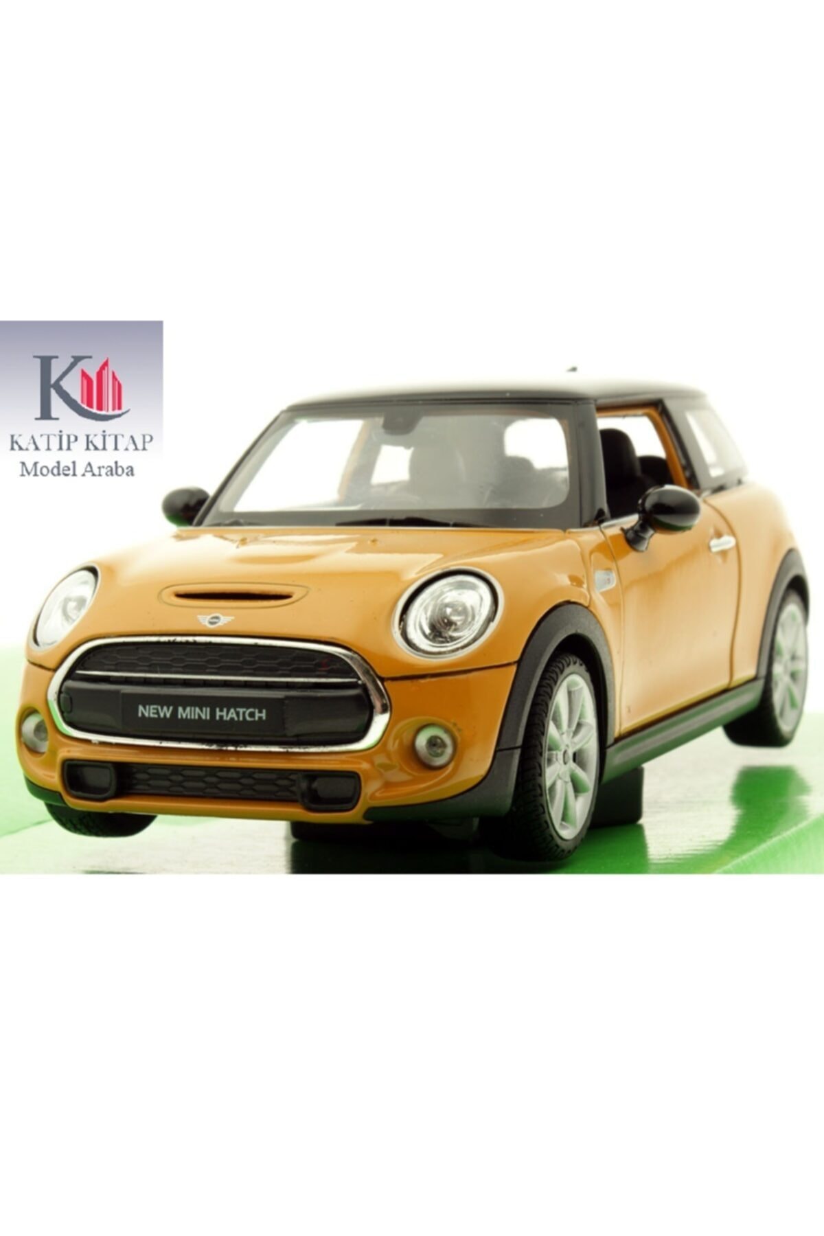 مدل خودرو مینی هاچ جدید نارنجی مشکی 1 24 اورجینال WELLY