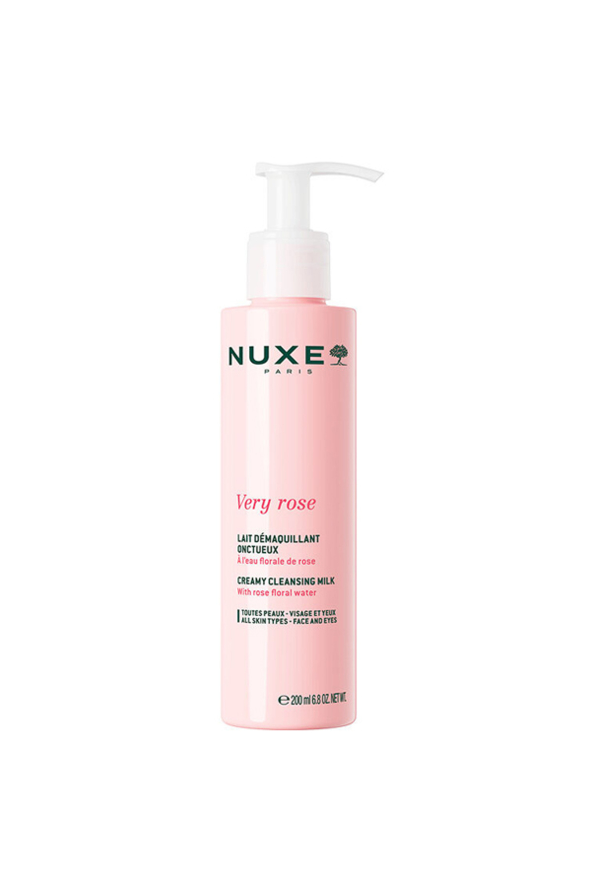 پاک کننده صورت شیر تمیز بسیار رز 200 میل Nuxe