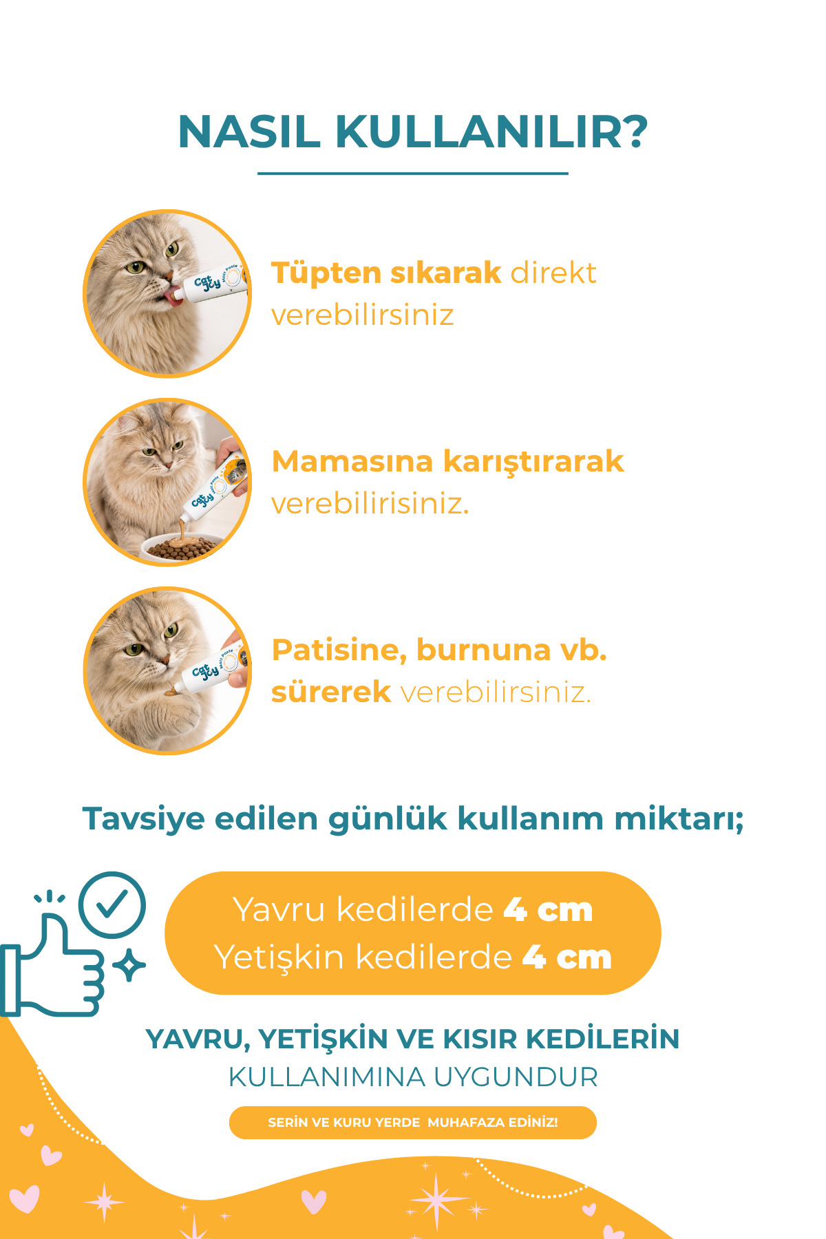 خمیر مالت مولتی‌ویتامین گربه کت‌جوی CATJOY، ۱۰۰ گرم