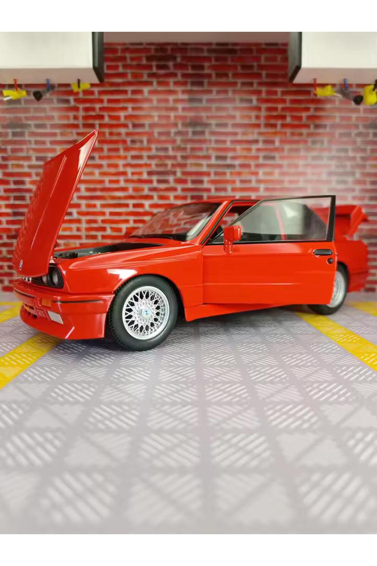 مدل خودرو BMW M3 E30 1988 RED 1:24 VINTAGE NOSTALGIA DIECAST CAR OPENING DOORS اورجینال scntoys