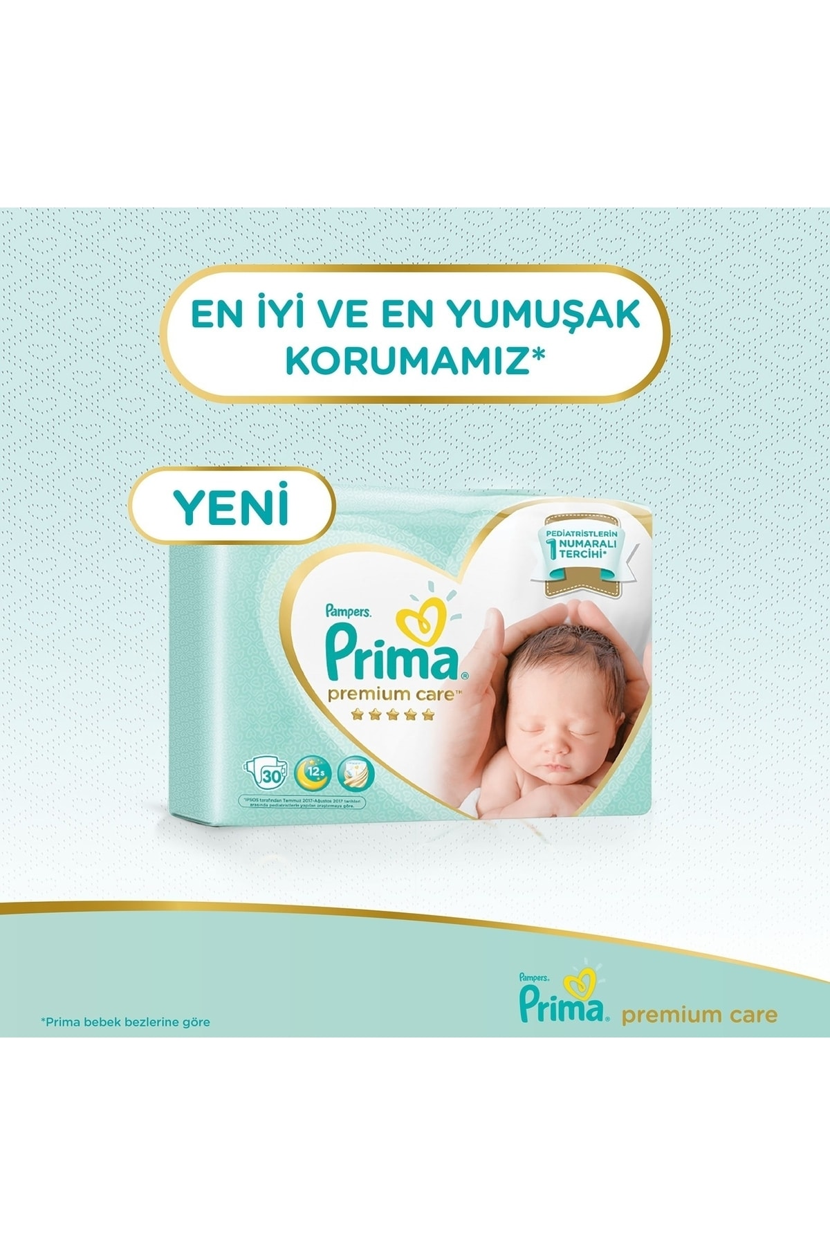 پوشک بچه 74X2 148 عددی PREMIUM CARE 5 سایز اورجینال Prima