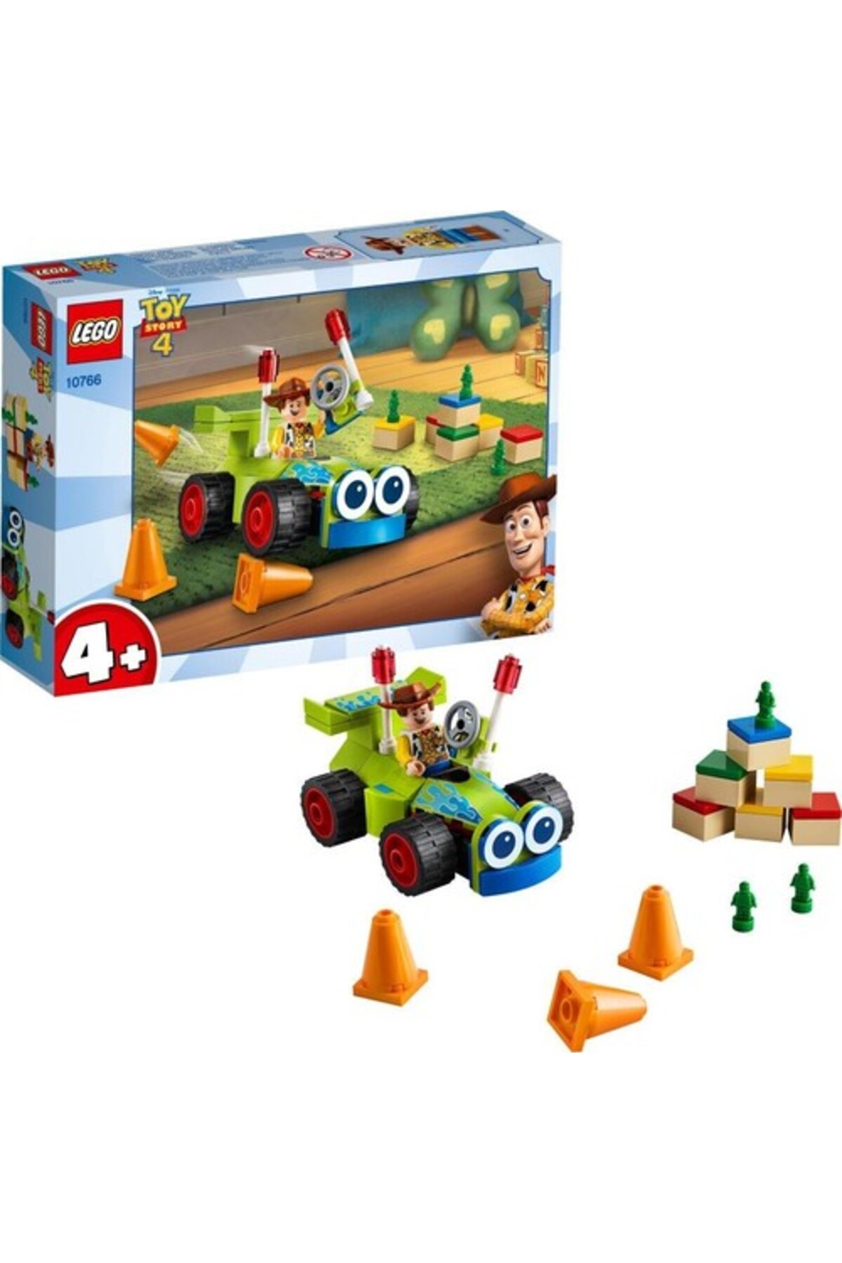 لگو و اسباب بازی های ساخت محور TOY STORY 4 10766 WOODY AND RC از ترکیه LEGO