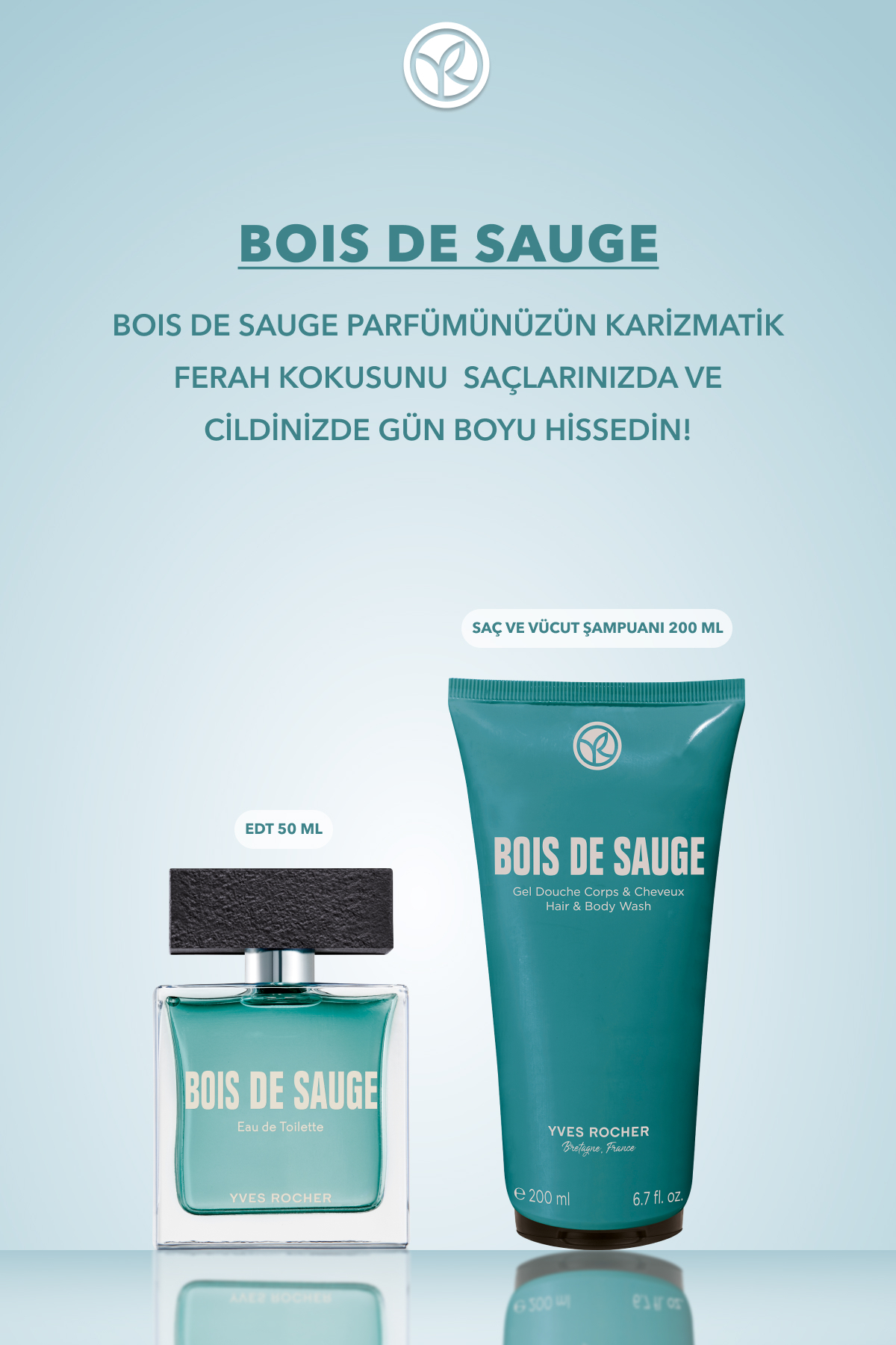 عطر مردانه BOIS DE SAUGE ادوتویلت 50 ML 8195 Yves Rocher