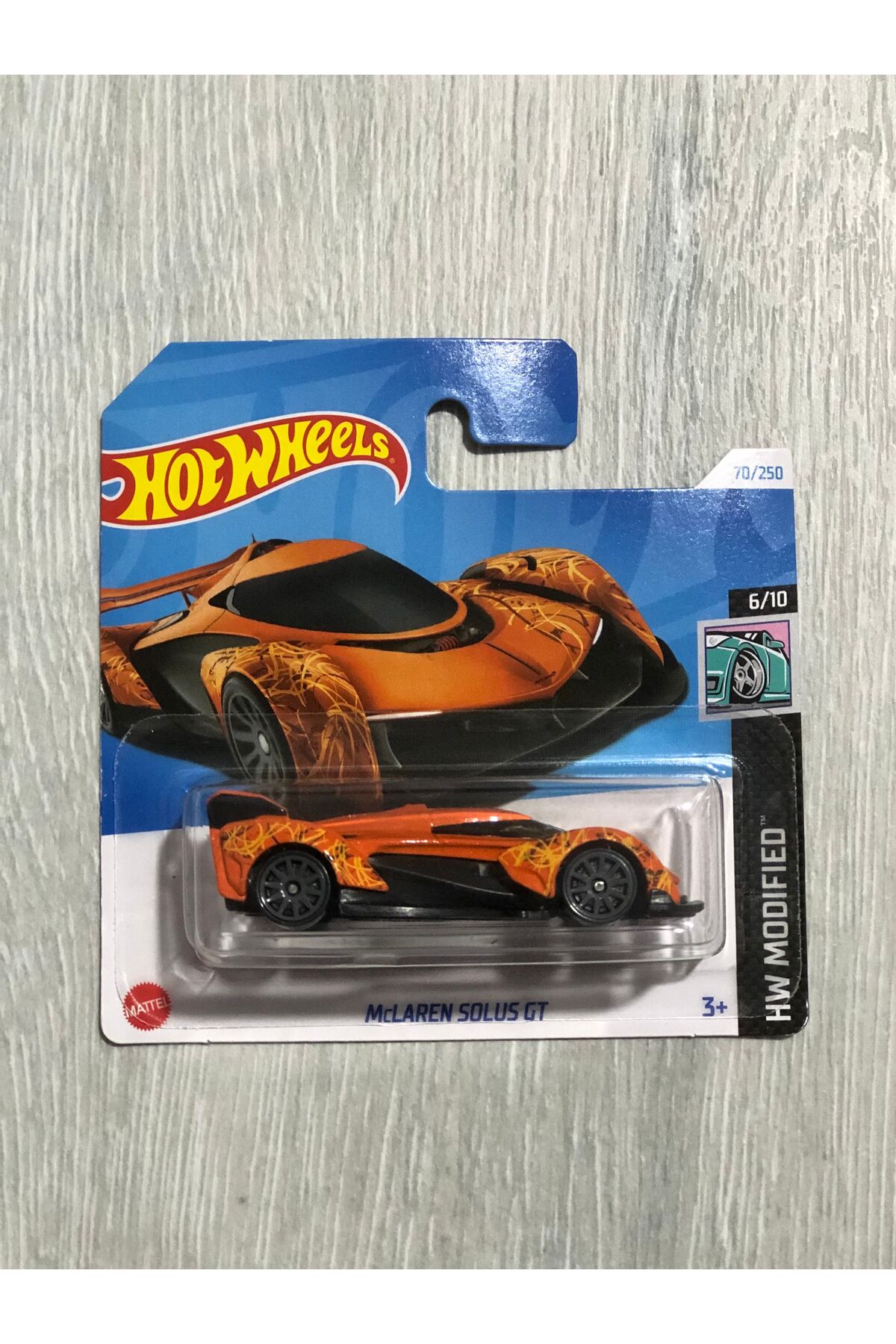 ماشین اسباب بازی مک لارن SOLUS GT ویژه برای جمع کننده ها هات ویلز اورجینال HOT WHEELS