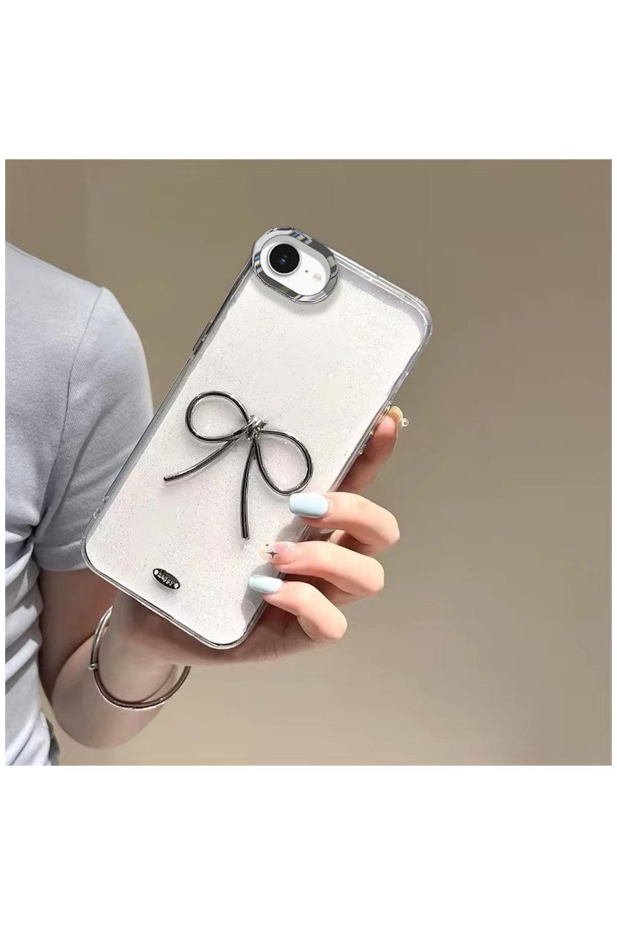 کاور و قاب سیلیکونی پاپیون سازگار با APPLE IPHONE 16E شفاف اورجینال Zebana