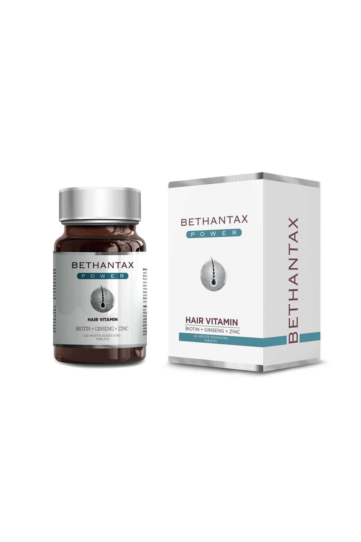 ویتامین مو کمپلکس 120 تب. bethantax power