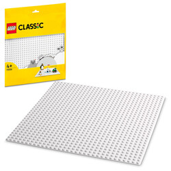 صفحه پایه ساخت سفید لگو LEGO کلاسیک Classic مدل 11026، ۳۲×۳۲ برآمدگی، ۲۵ سانتی‌متر