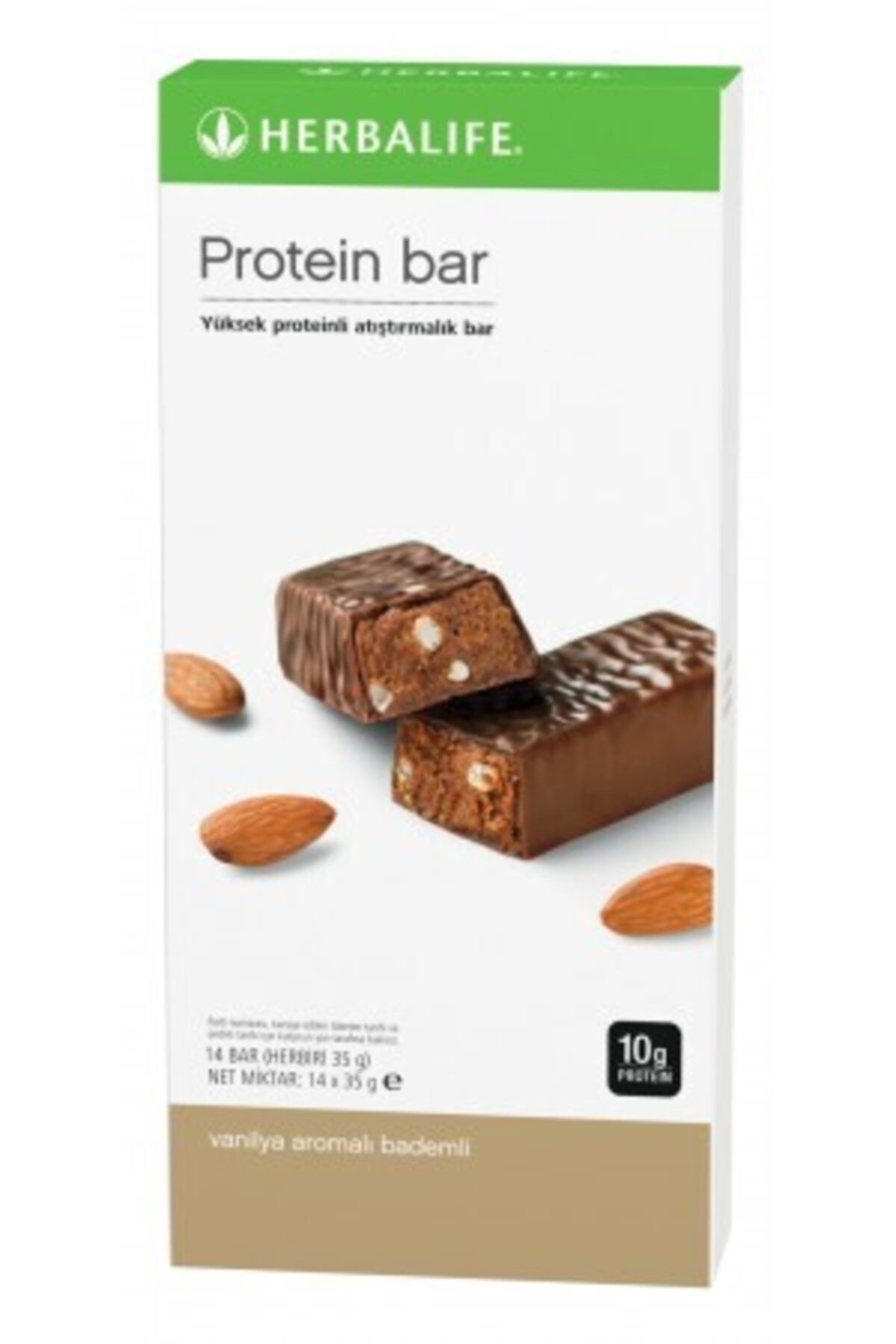 پروتئین بار میله پروتئینی بادام طعم دار وانیلی 14 بسته 35 گرمی اورجینال Herbalife