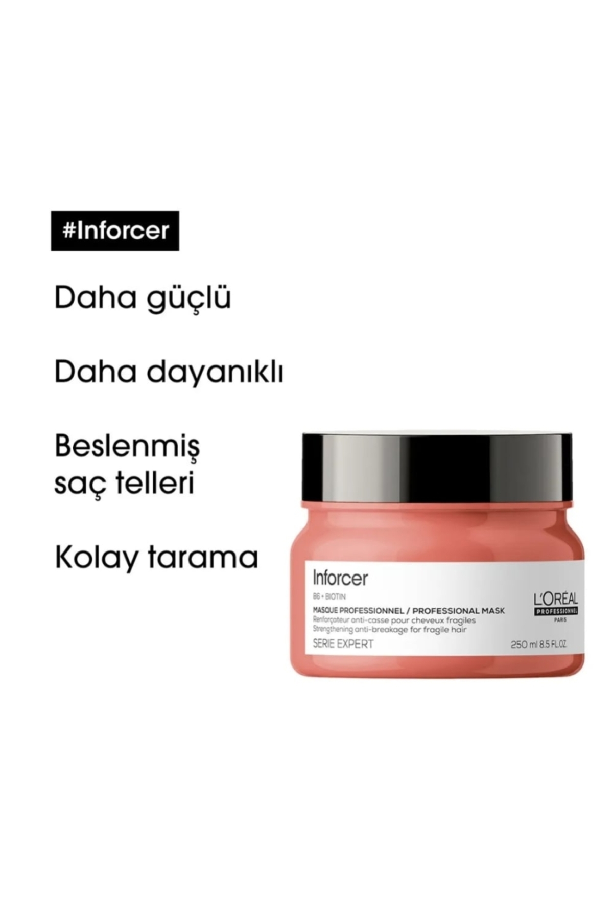 ماسک مو مردانه و زنانه تقویت کننده ضد حرکتی 500 میل متخصص خبرچین بیوتین B6 L'oreal Professionnel