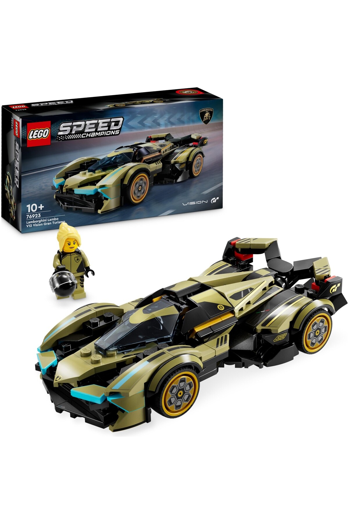 لگو و اسباب بازی های ساخت محور SPEED ​​CHAMPIONS LAMBORGHINI GT SUPER CAR 76923 CREATIVE CONSTRUCTION SET برای سنین 10+ 230 عدد اورجینال LEGO