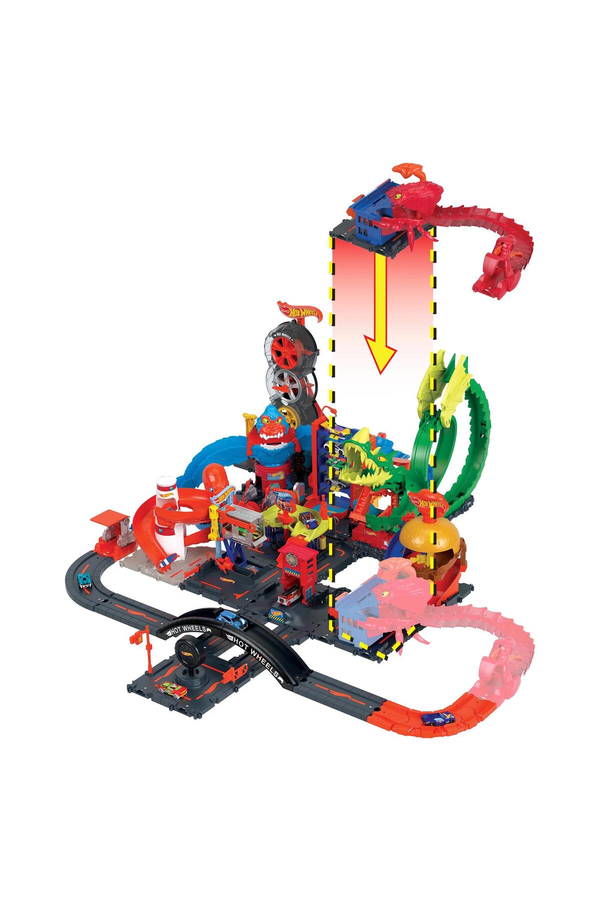 ماشین اسباب بازی موجودات دشمن مجموعه HDR29 HDR32 هات ویلز اورجینال HOT WHEELS