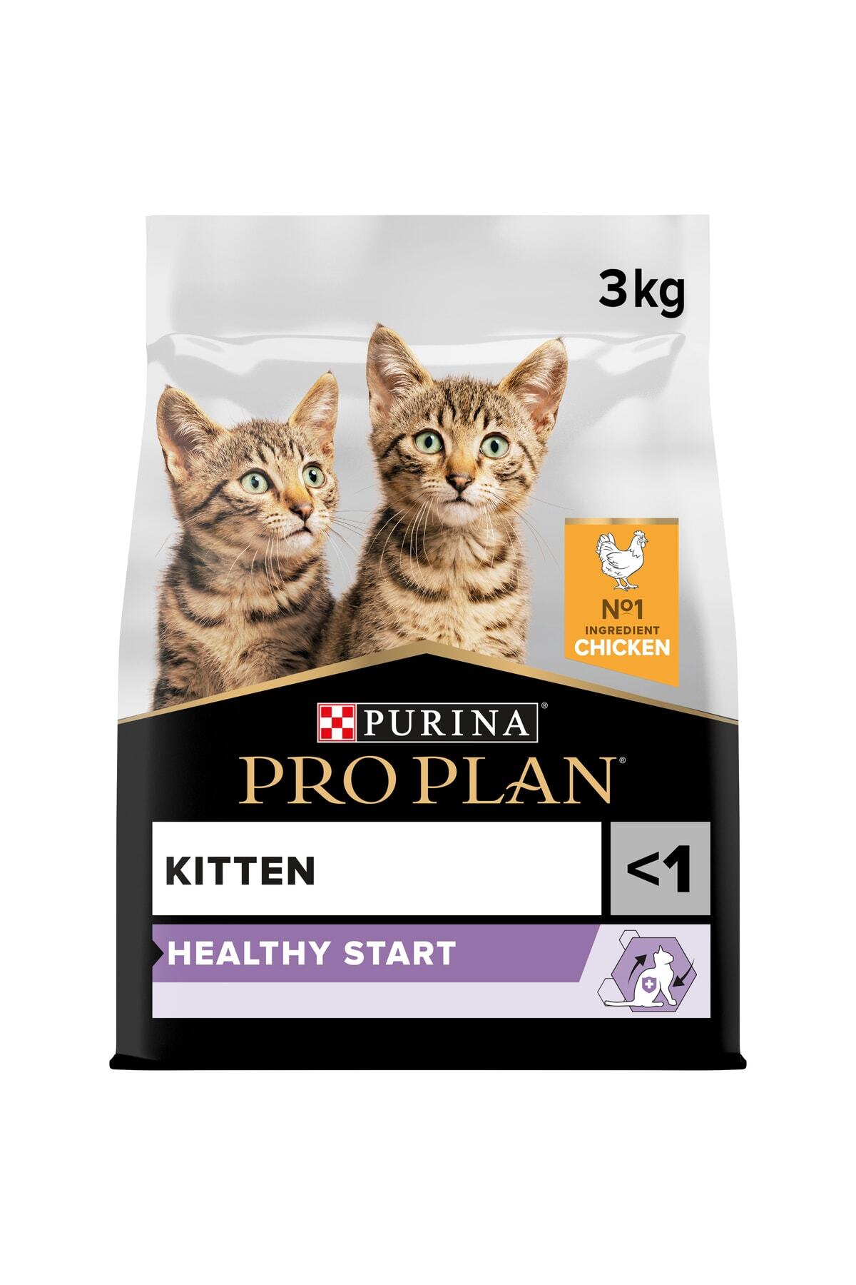 غذای خشک بچه‌گربه پورینا پرو پلن Pro Plan (Purina )، طعم مرغ، ۳ کیلوگرم