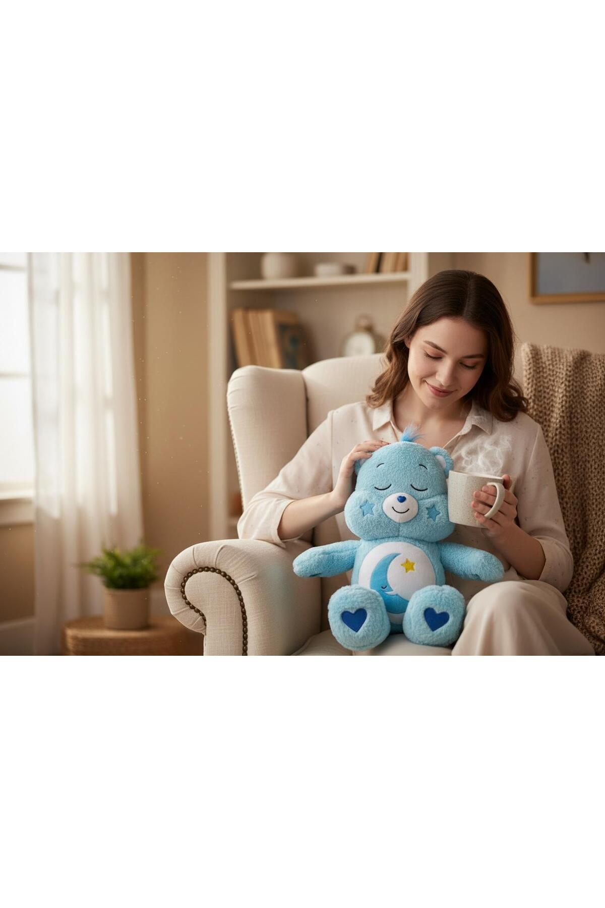 اسباب بازی های پشمی CARE BEAR PLUSH خرس عروسکی 65 سانتی متری نرم همراه خواب زیپ دار onestophube