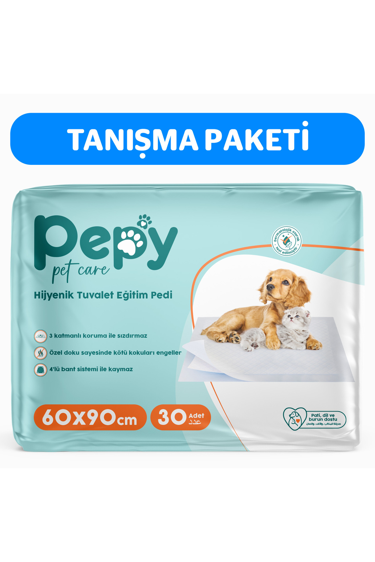 پد آموزش گربه و سگ ۳۰ عددی پپی PEPY
