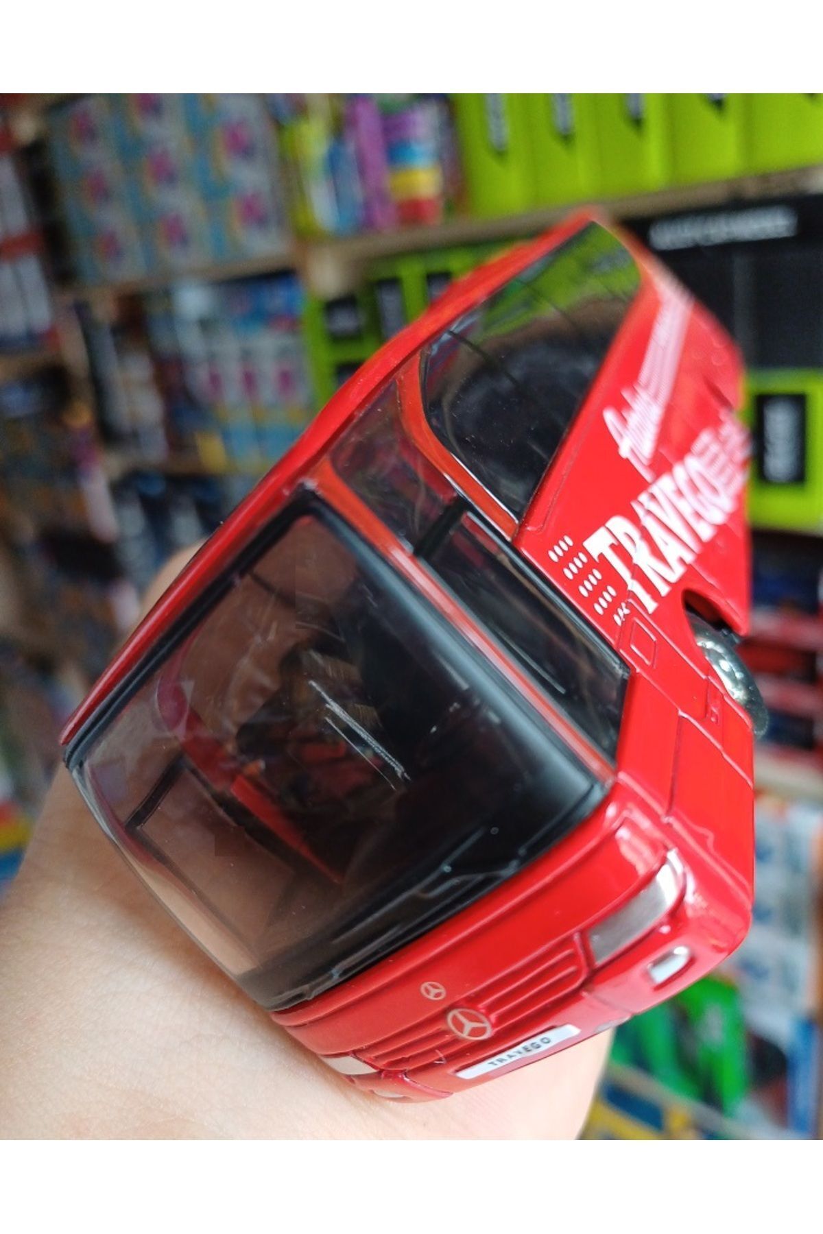 مدل خودرو اتوبوس MERCEDES BENZ TRAVEGO DIECAST METAL COLLECTION درب مسافری باز از ترکیه OYUNCAKSAHİLİ