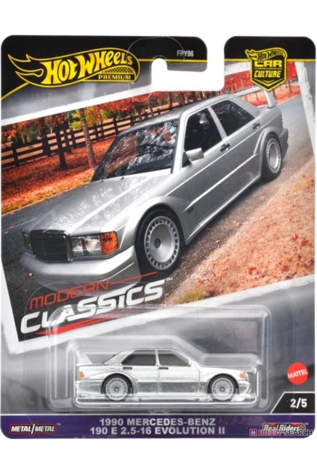 ماشین اسباب بازی مرسدس بنز ممتاز 190 E 2.5 16 EVOLUTION II 1 64 کلاسیک مدرن از ترکیه HOT WHEELS