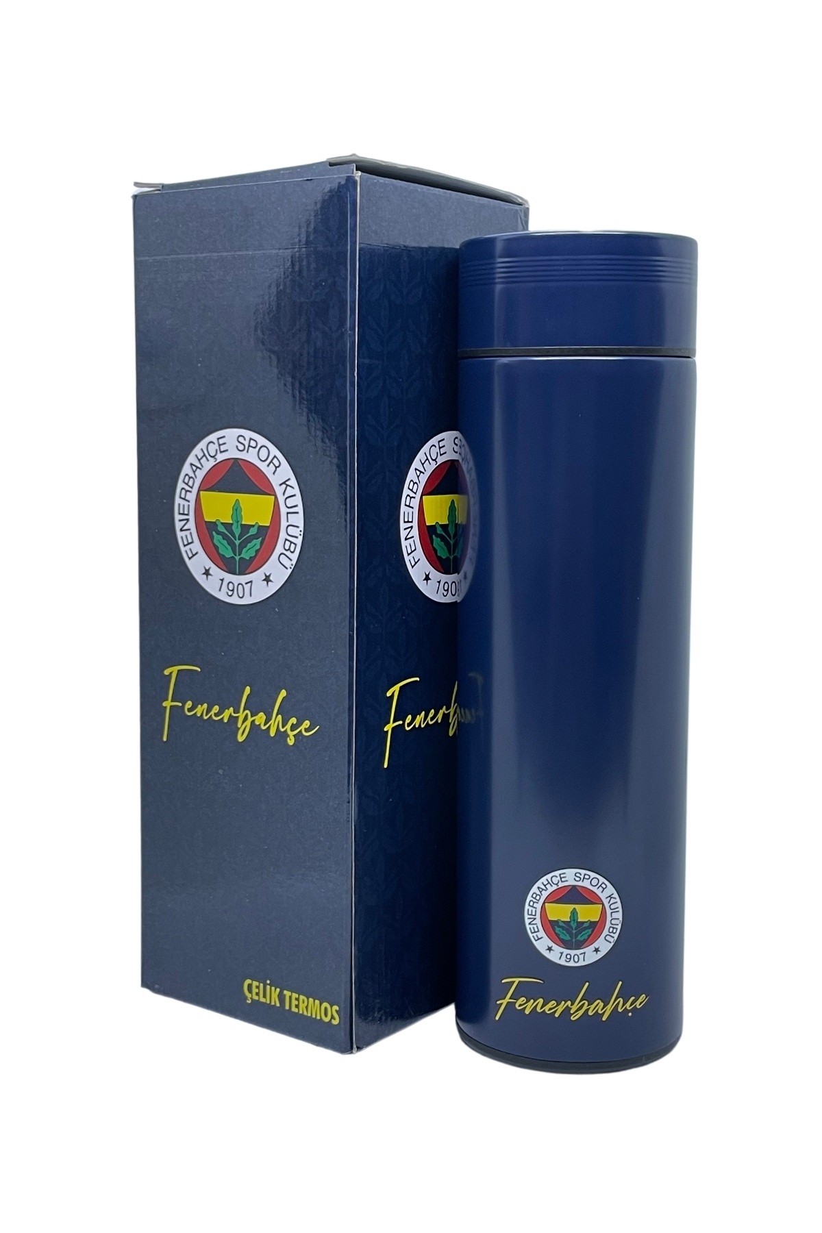 فلاسک 500 میل قمقمه دو طبقه فولاد ضد زنگ با 8 ساعت هدایای سرد آبی اورجینال Fenerbahçe