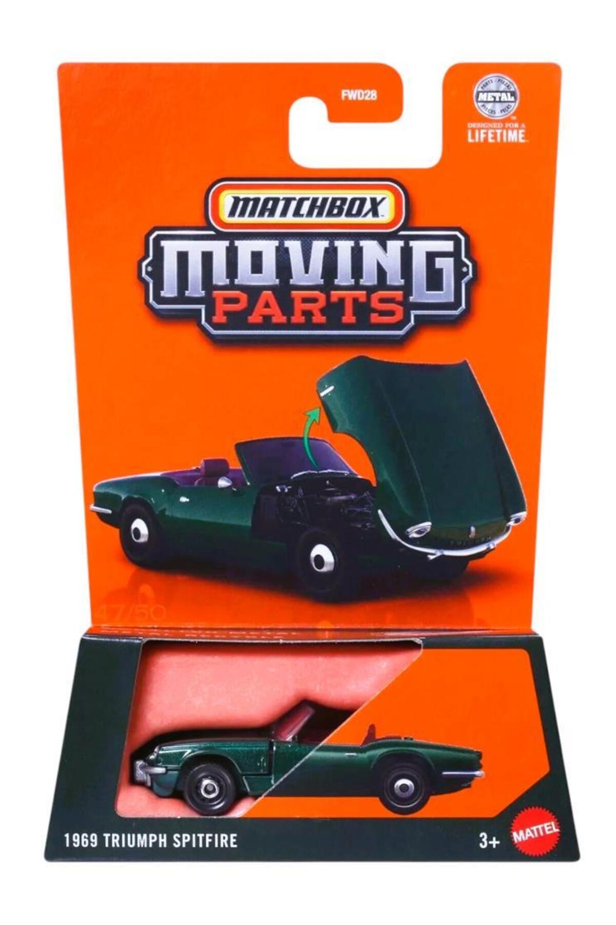 ماشین اسباب بازی MATCHBOX 2025 1:64 CARS 1969 TRIUMPH SPITFIRE JBW99 از ترکیه HOT WHEELS
