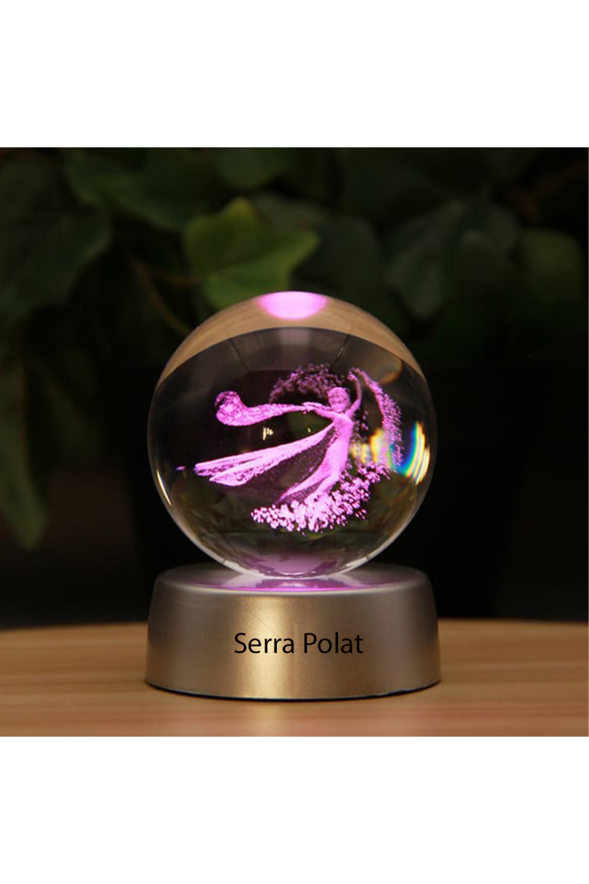 گوی برفی شیشه منجمد شده و سه بعدی کریستالیزه ELSA GLOBE از ترکیه keyfim shop