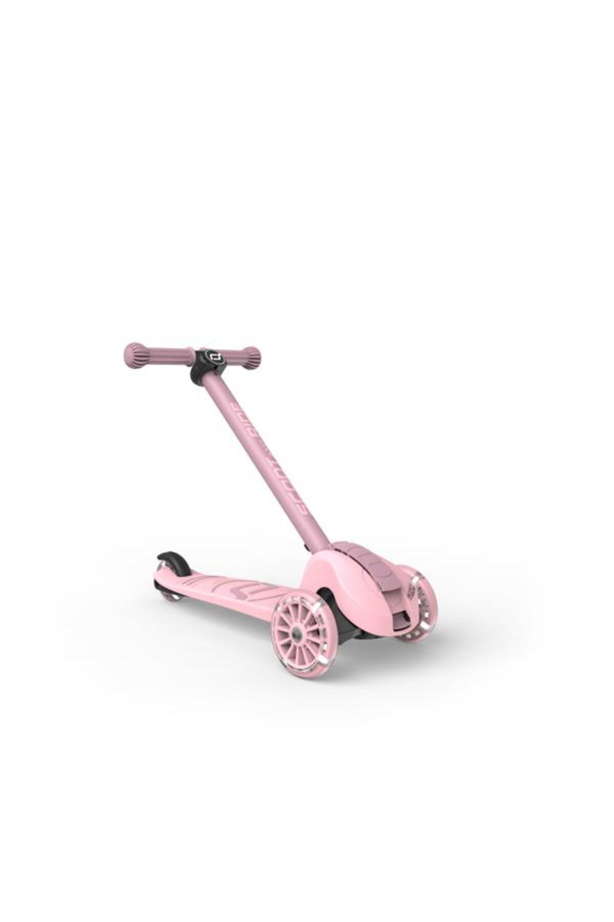 اسکوتر کودکان HIGHWAYKICK 3S KIDS SCOOTER ROSE با چرخ های LED تاشو و قابل تنظیم SCOOT AND RIDE