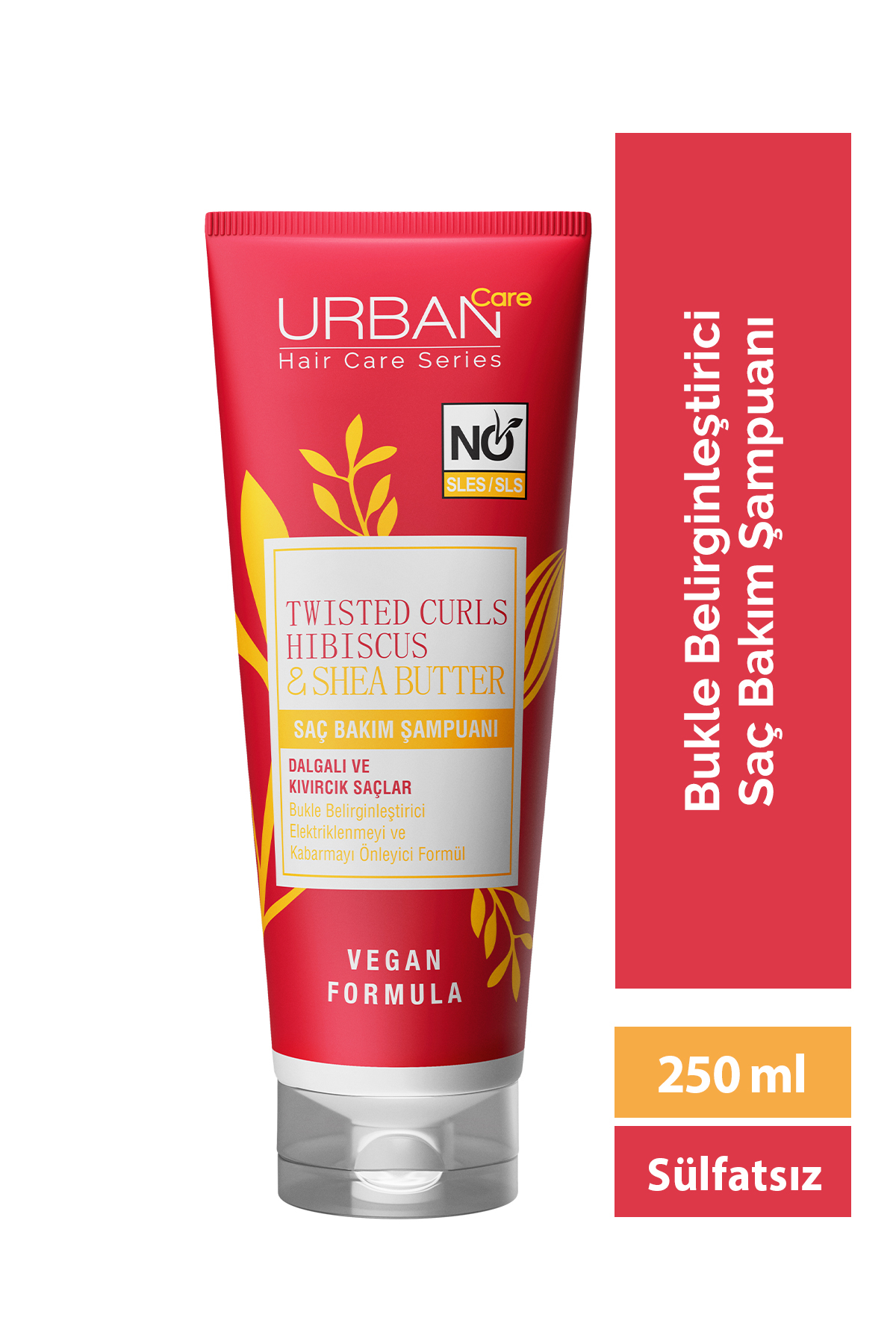 Urban Care شامپو مراقبت ویژه از موهای مجعد و موجدار با گل زرد و کره شیا